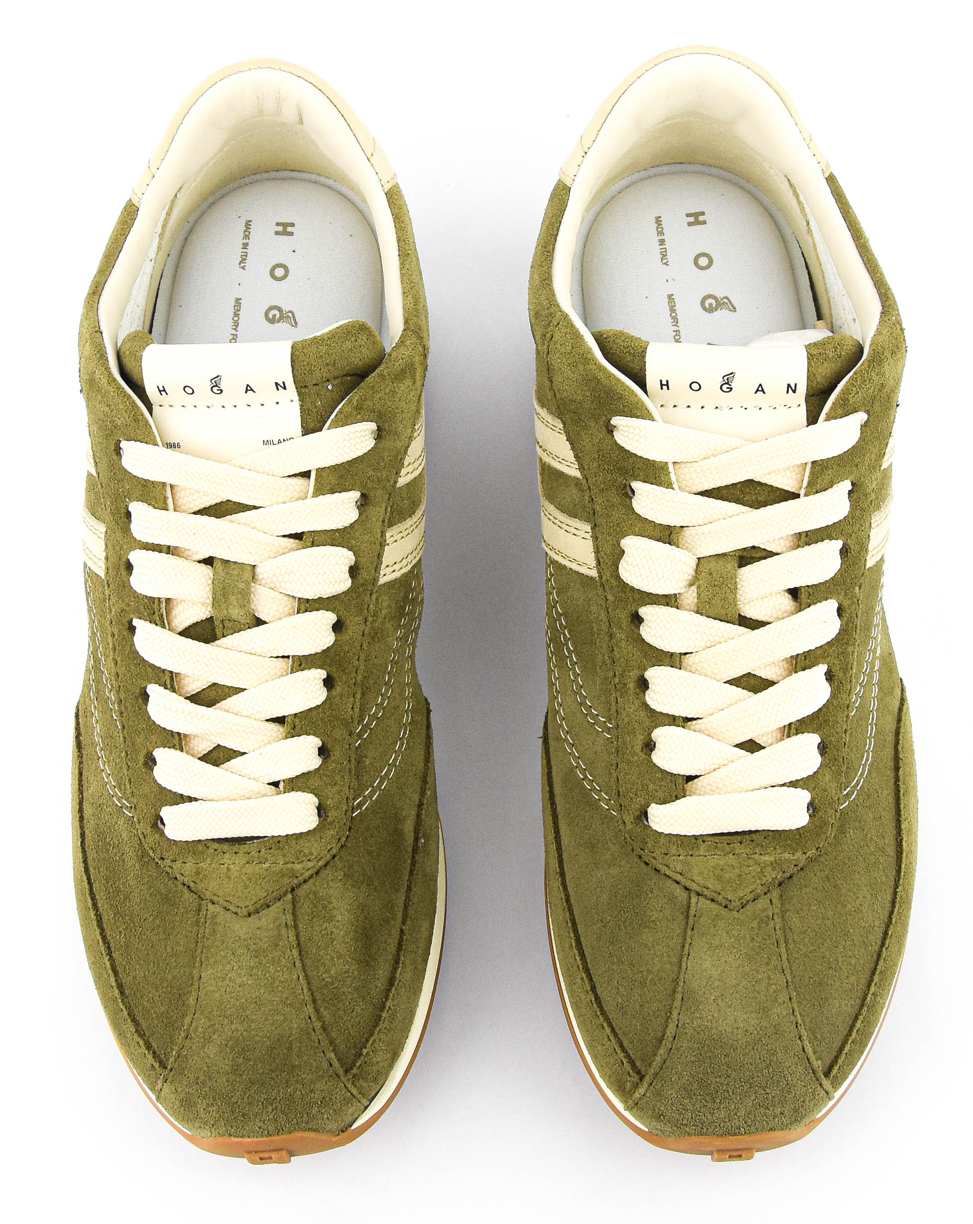 HOGAN ATHLETIC SNEAKER GREEN SUEDE