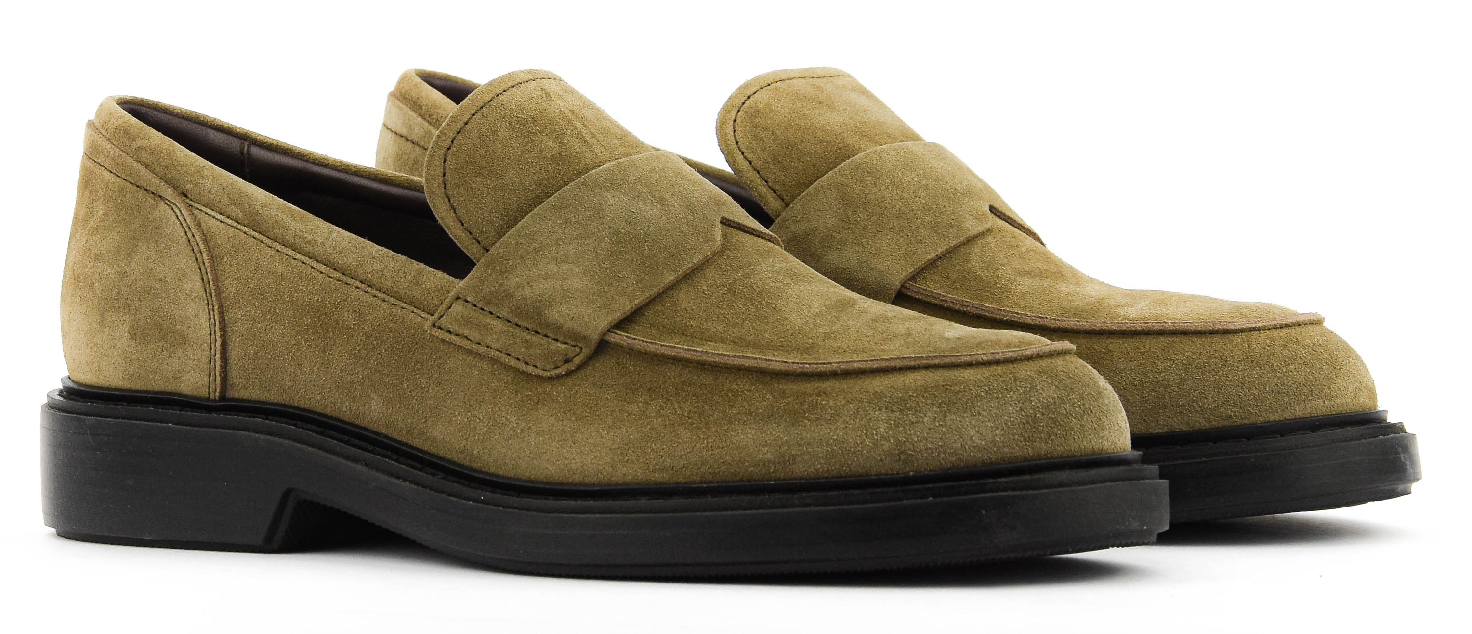HOGAN H704 LOAFER GREY SUEDE