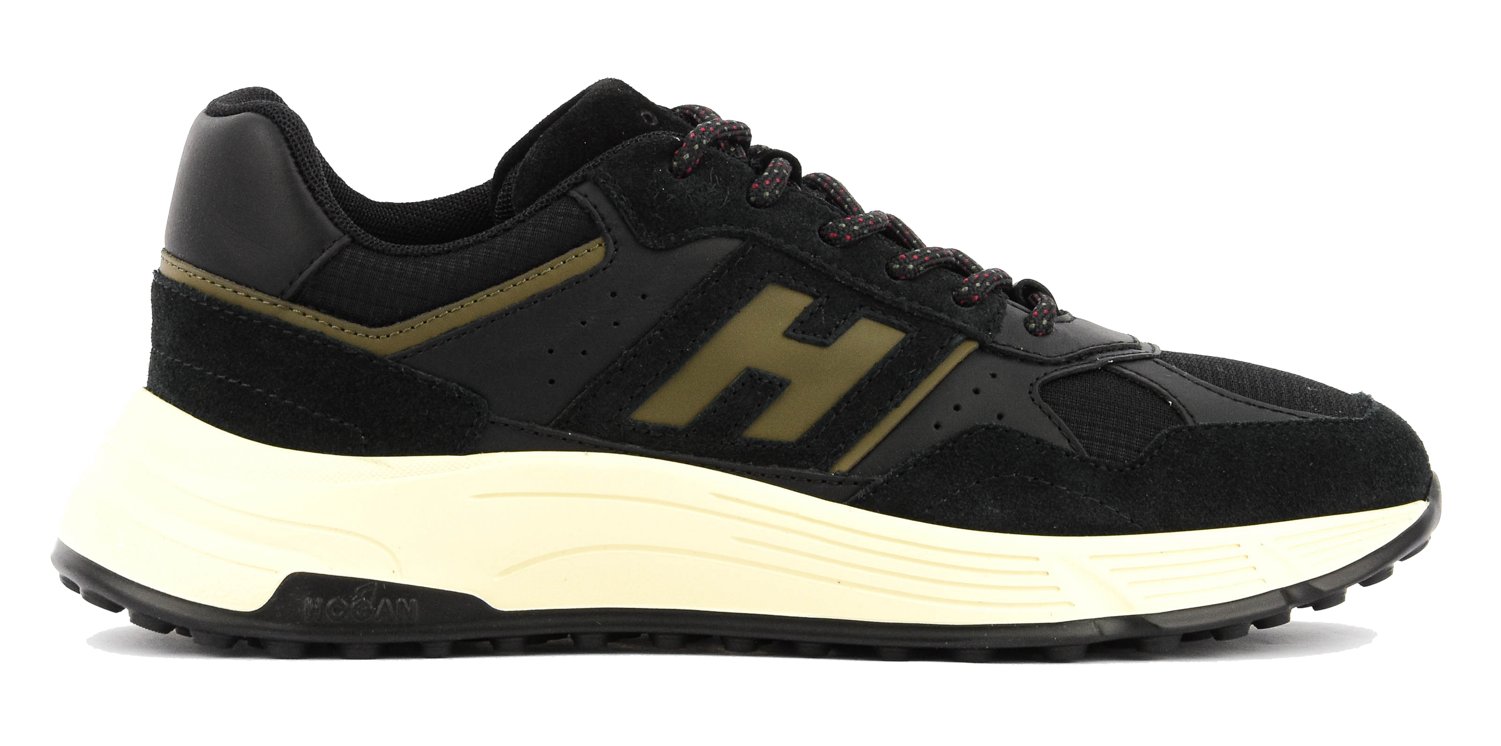 HOGAN HYPERLIGHT BLACK SUEDE/LEATHER