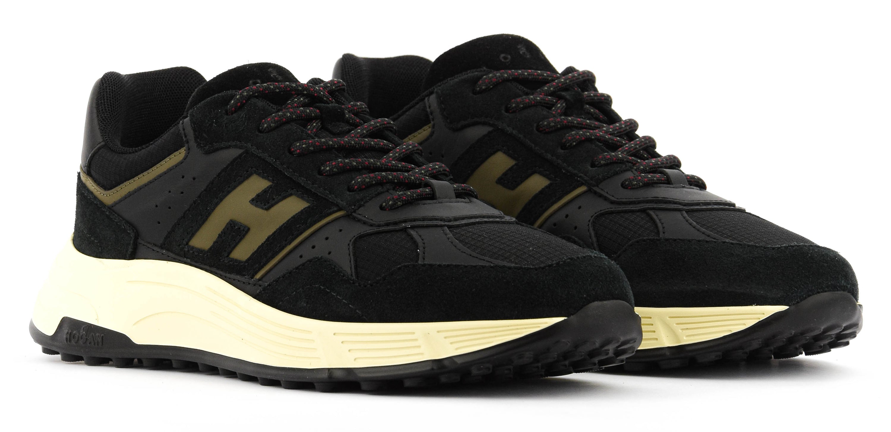 HOGAN HYPERLIGHT BLACK SUEDE/LEATHER