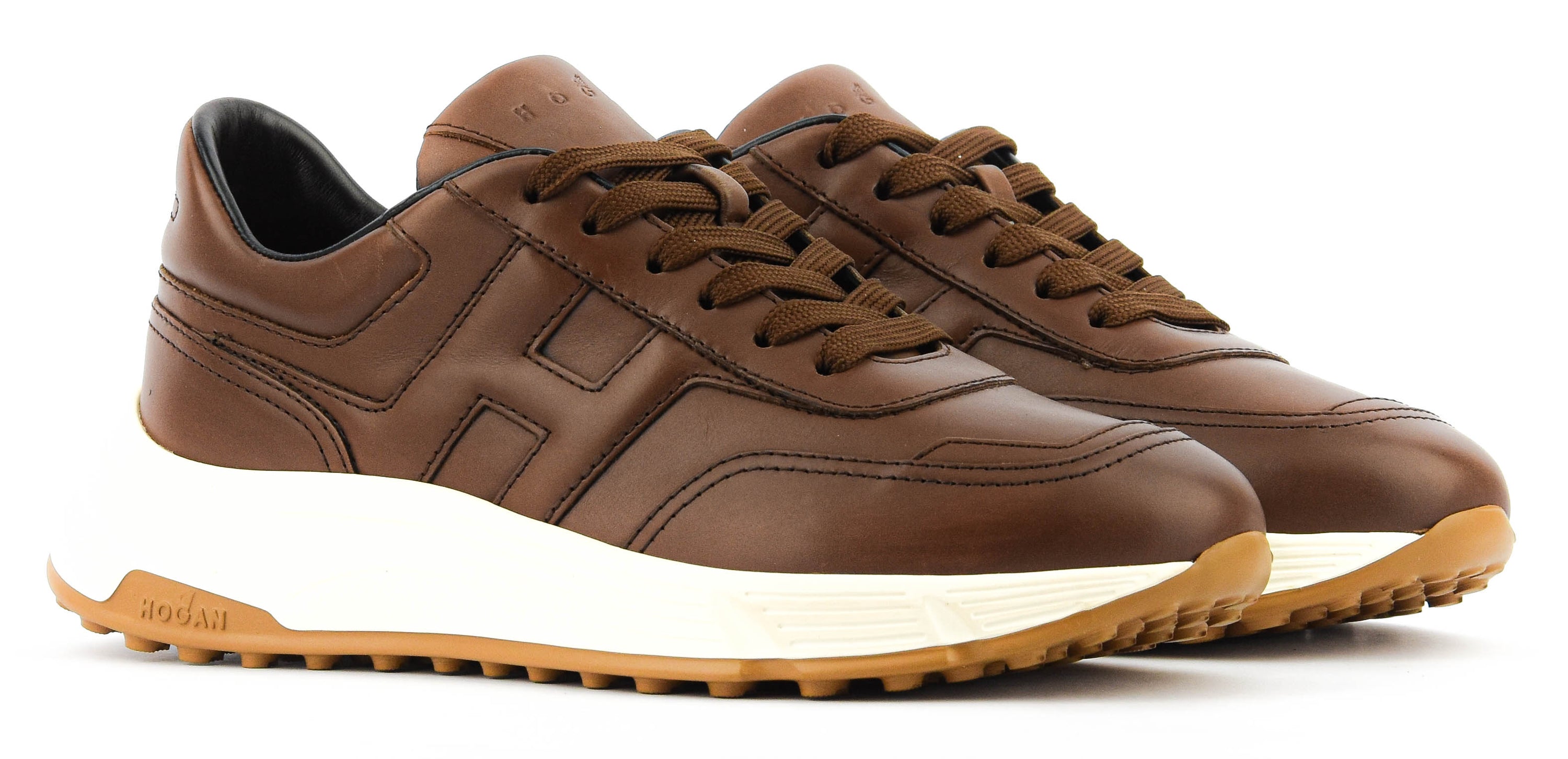 HOGAN HYPERLIGHT BROWN LEATHER