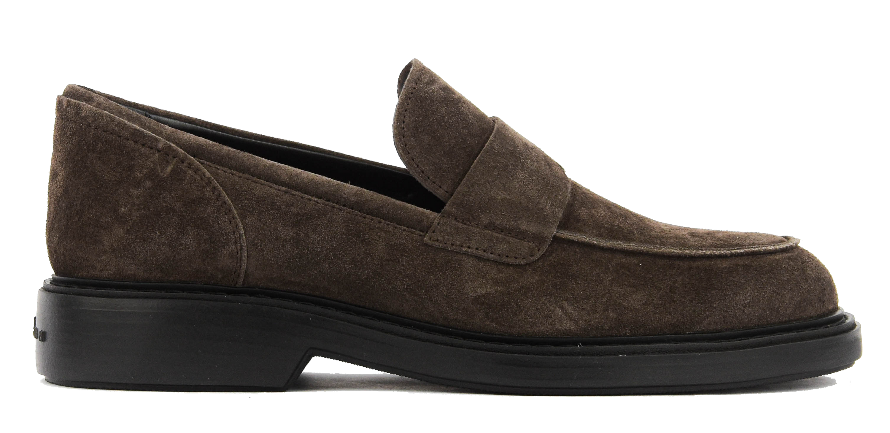 HOGAN H704 LOAFER BROWN SUEDE