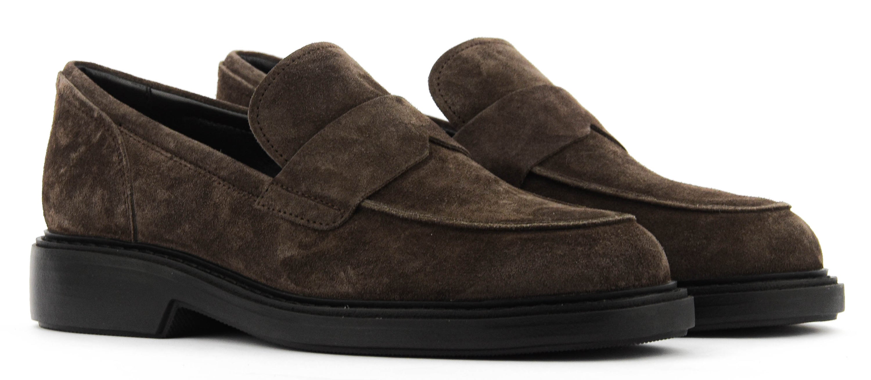 HOGAN H704 LOAFER BROWN SUEDE