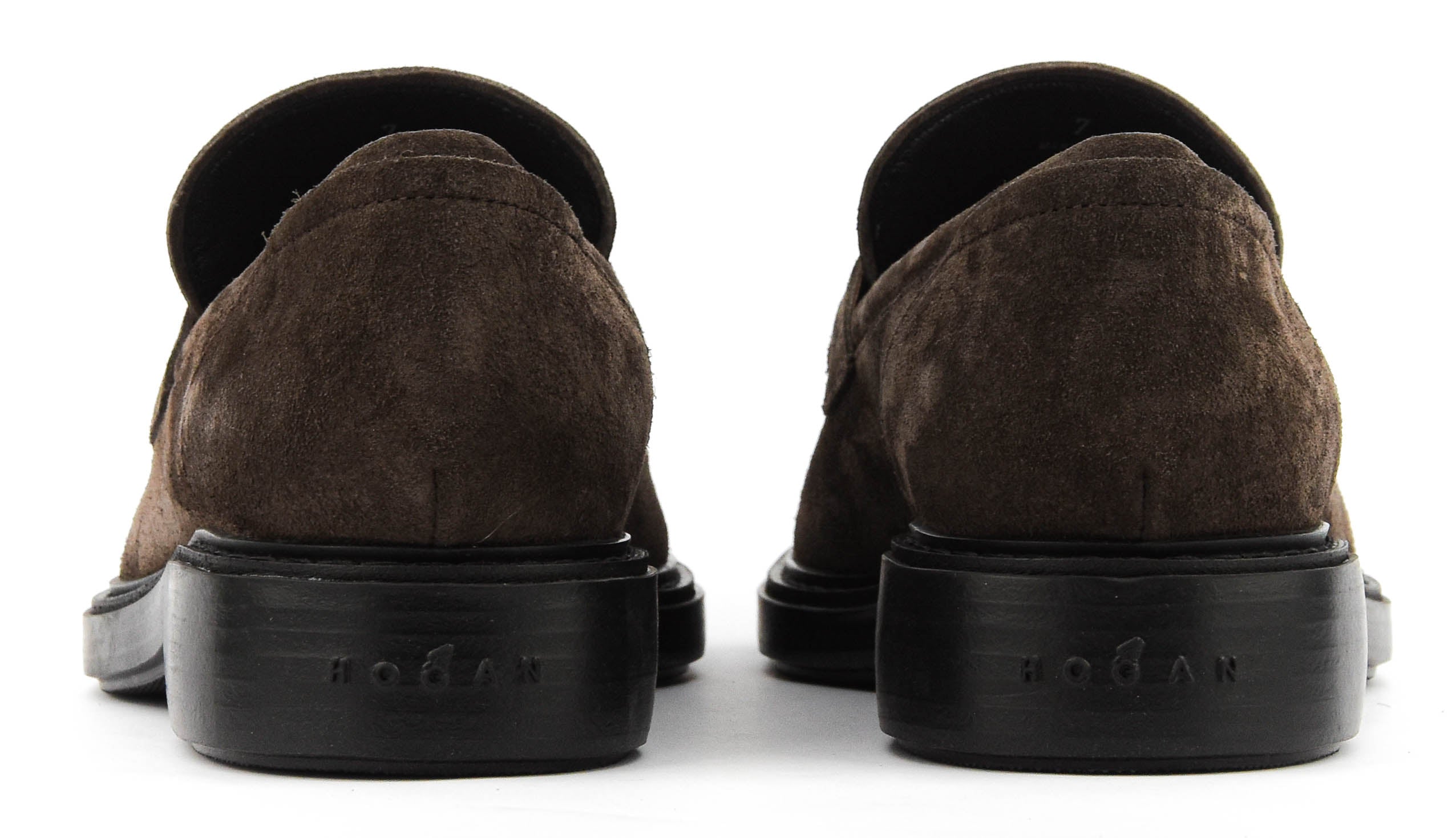 HOGAN H704 LOAFER BROWN SUEDE