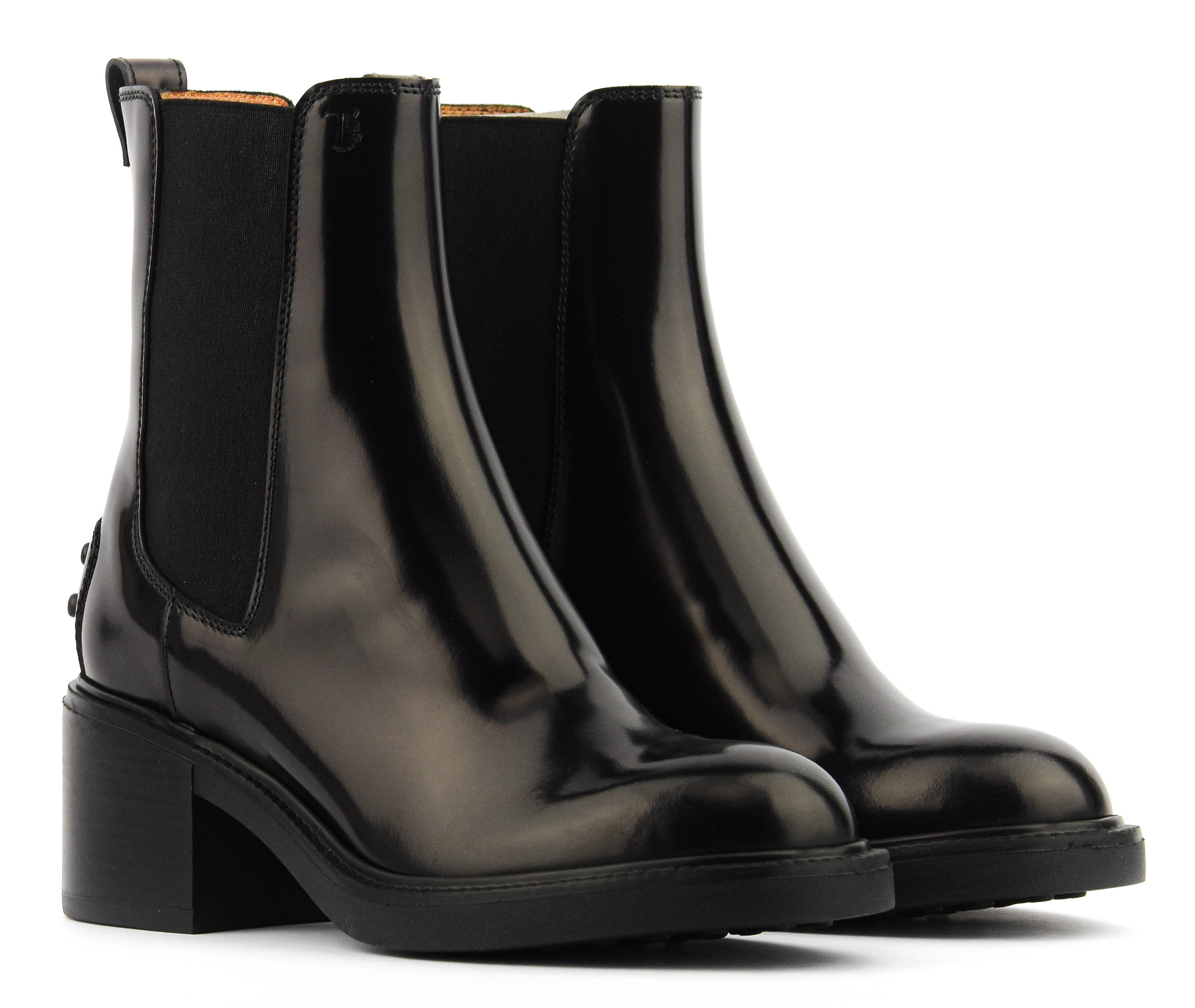 TODS ANKLE BOOT HIGH SHINE BLACK