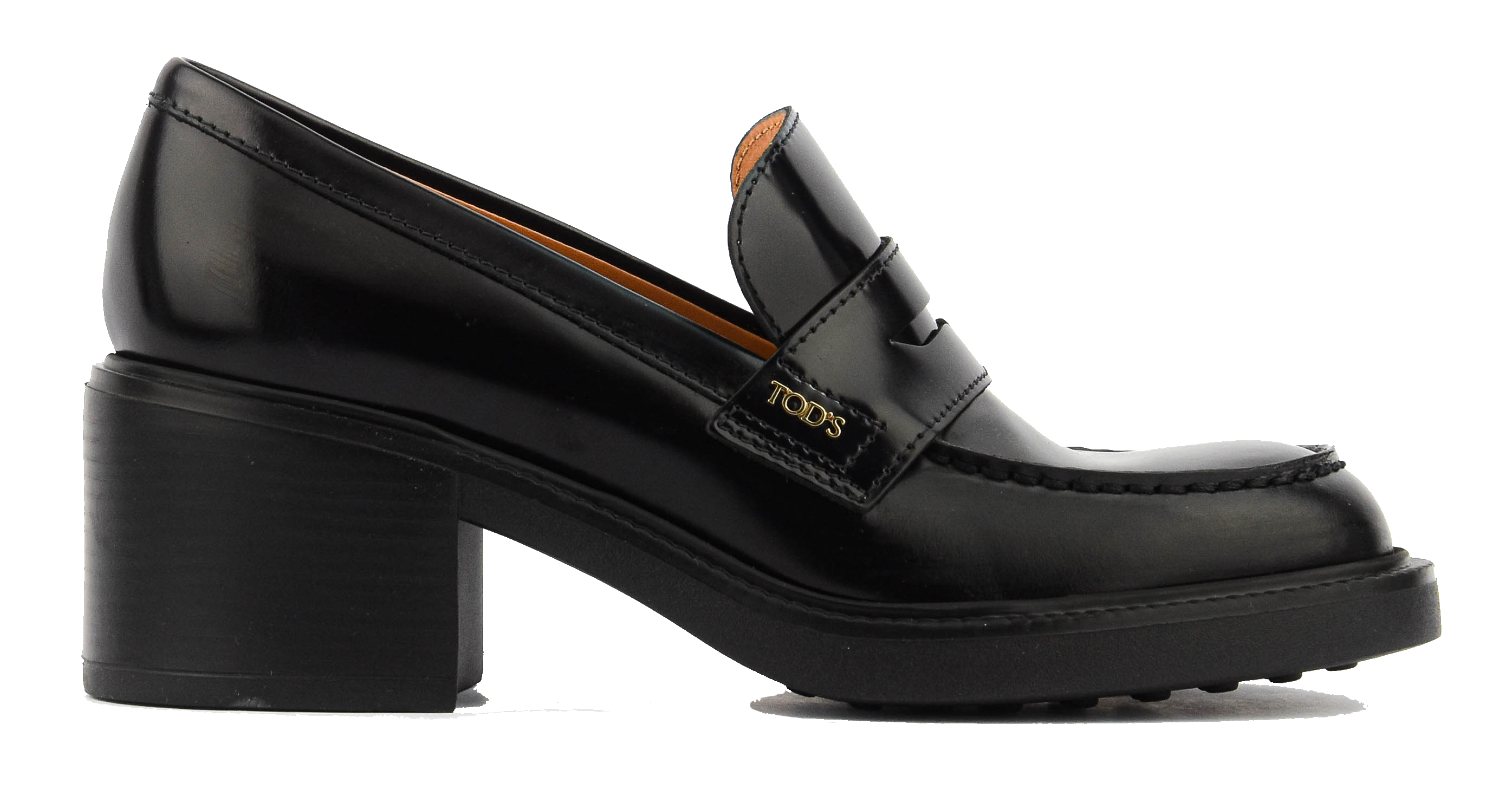 TODS LOAFER BLACK LEATHER
