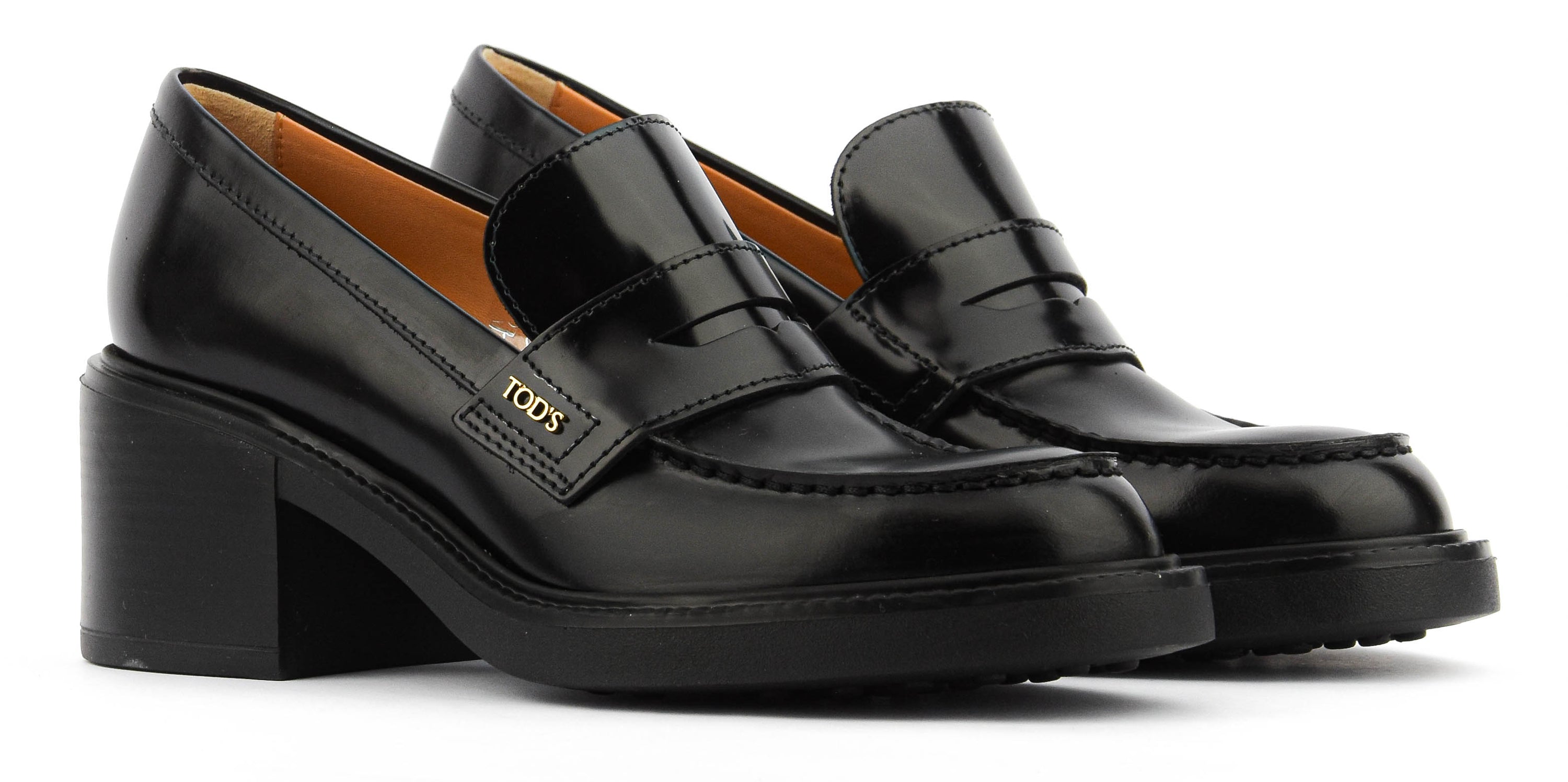 TODS LOAFER BLACK LEATHER