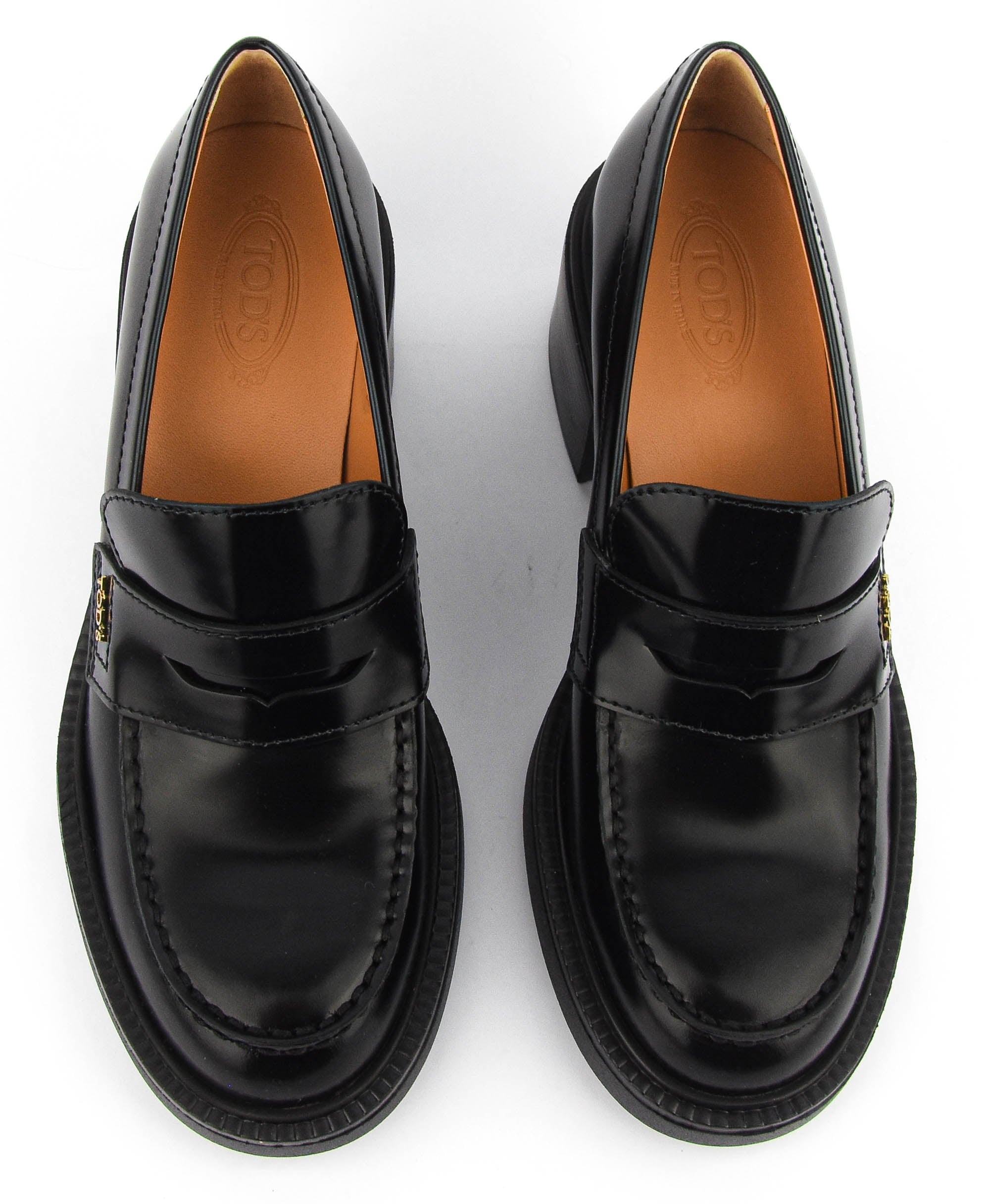 TODS LOAFER BLACK LEATHER