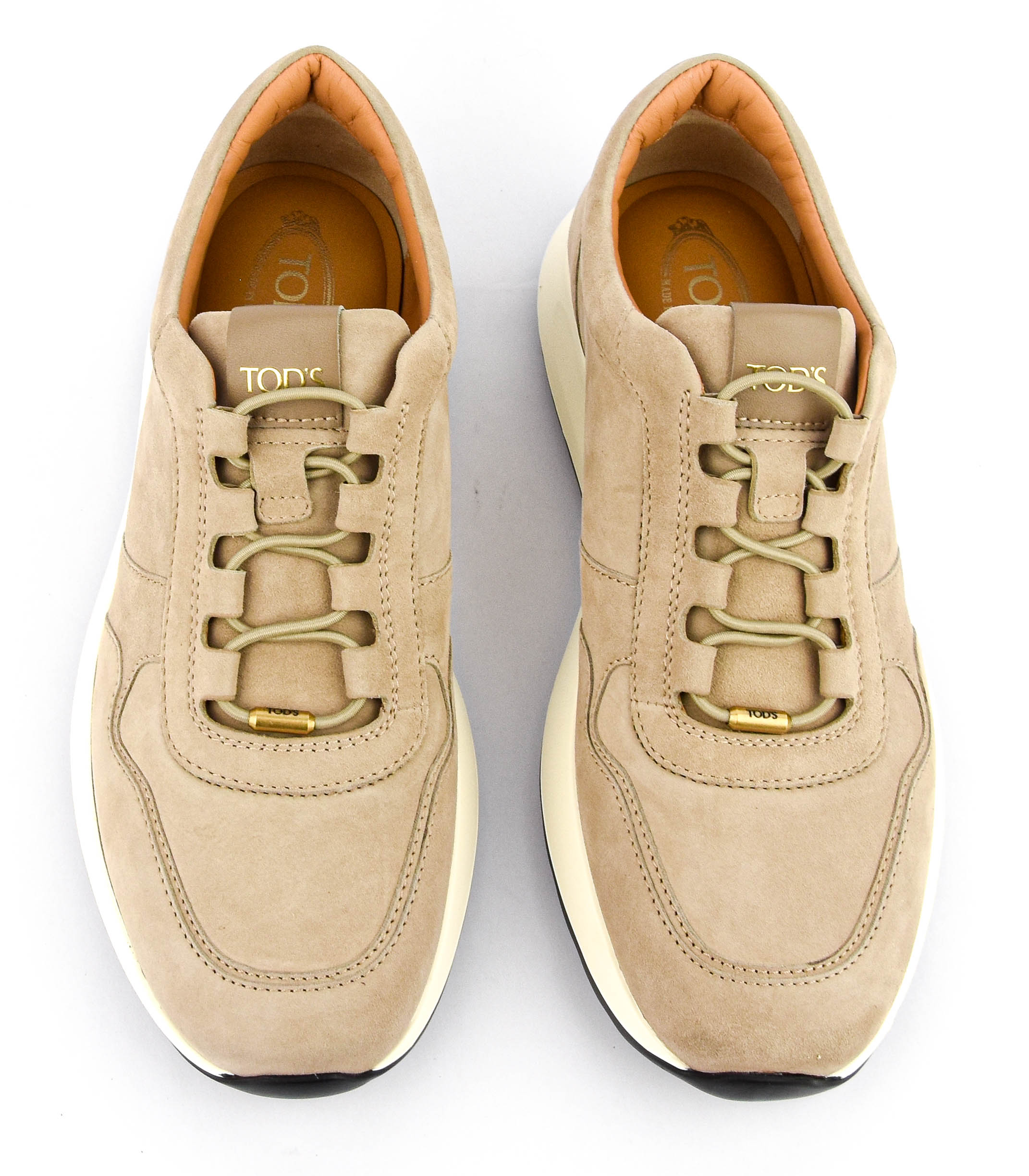 TODS RED DOT SNEAKER GREY SUEDE