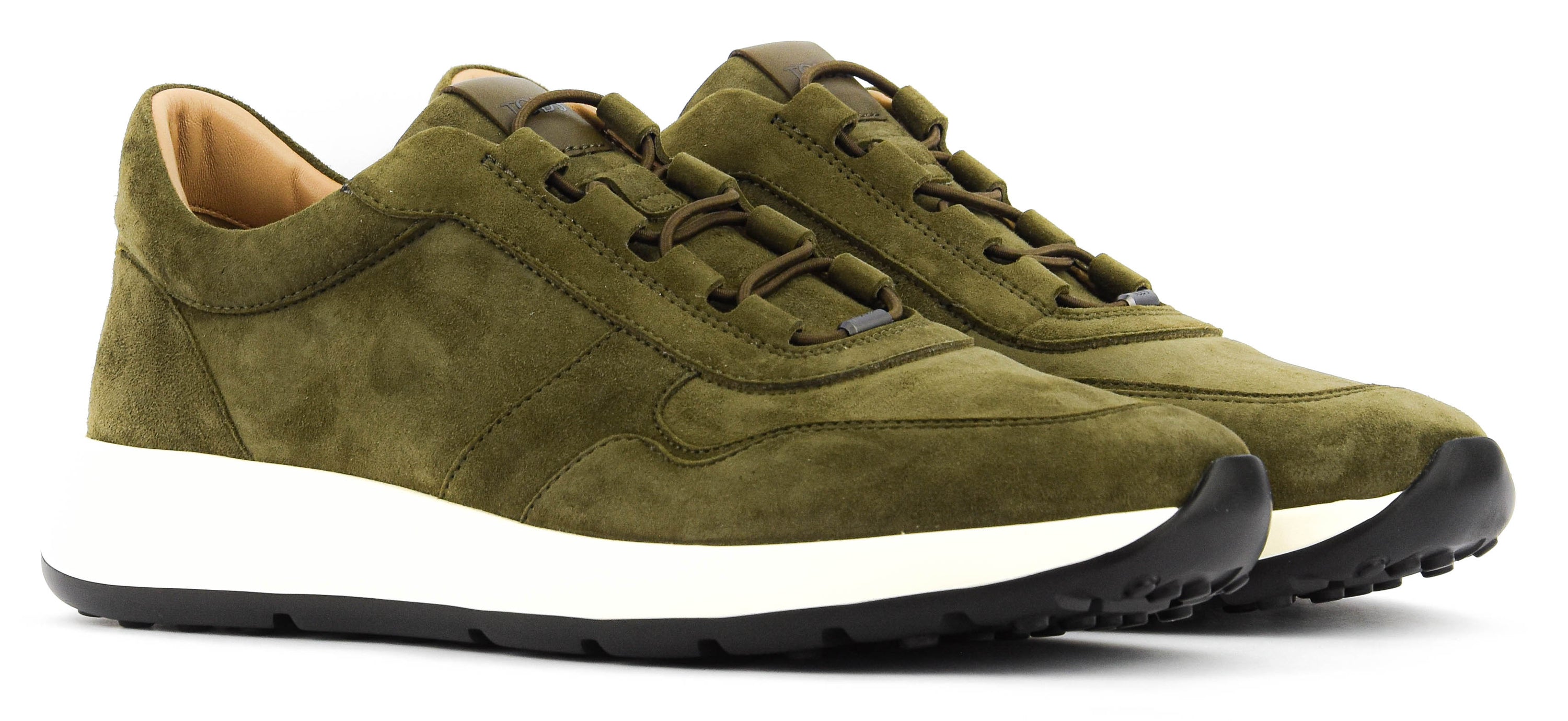 TODS RED DOT SNEAKER GREEN SUEDE