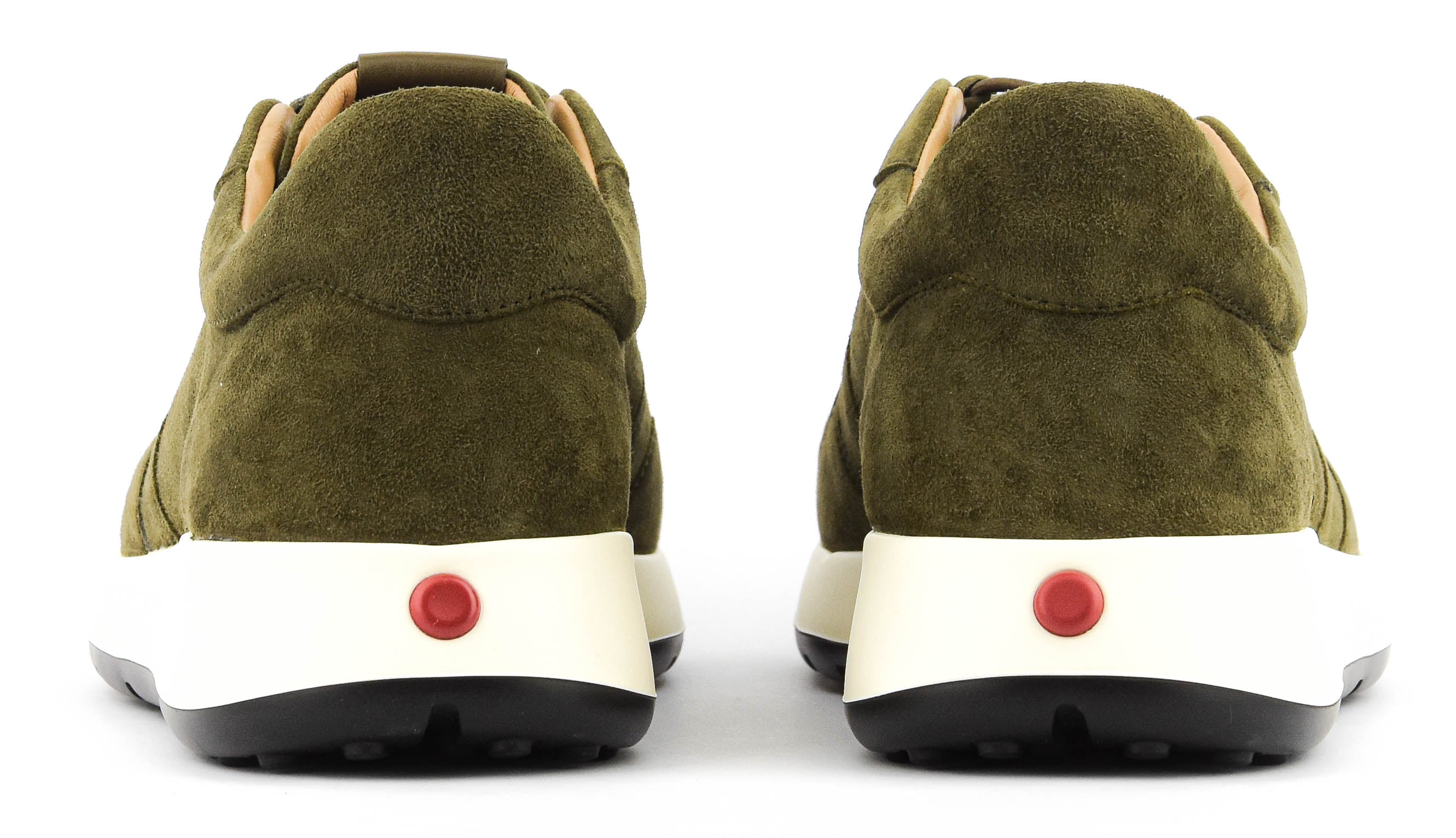TODS RED DOT SNEAKER GREEN SUEDE