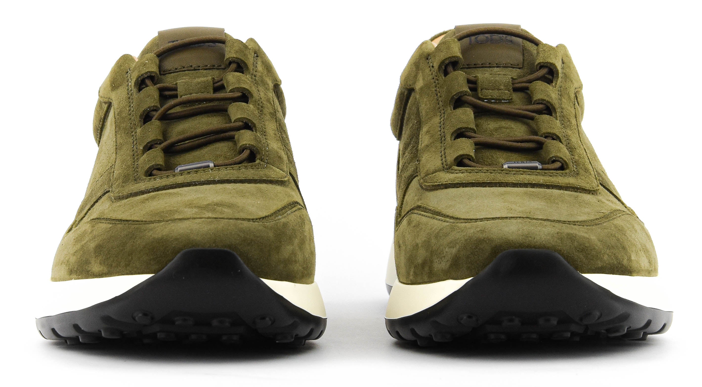 TODS RED DOT SNEAKER GREEN SUEDE