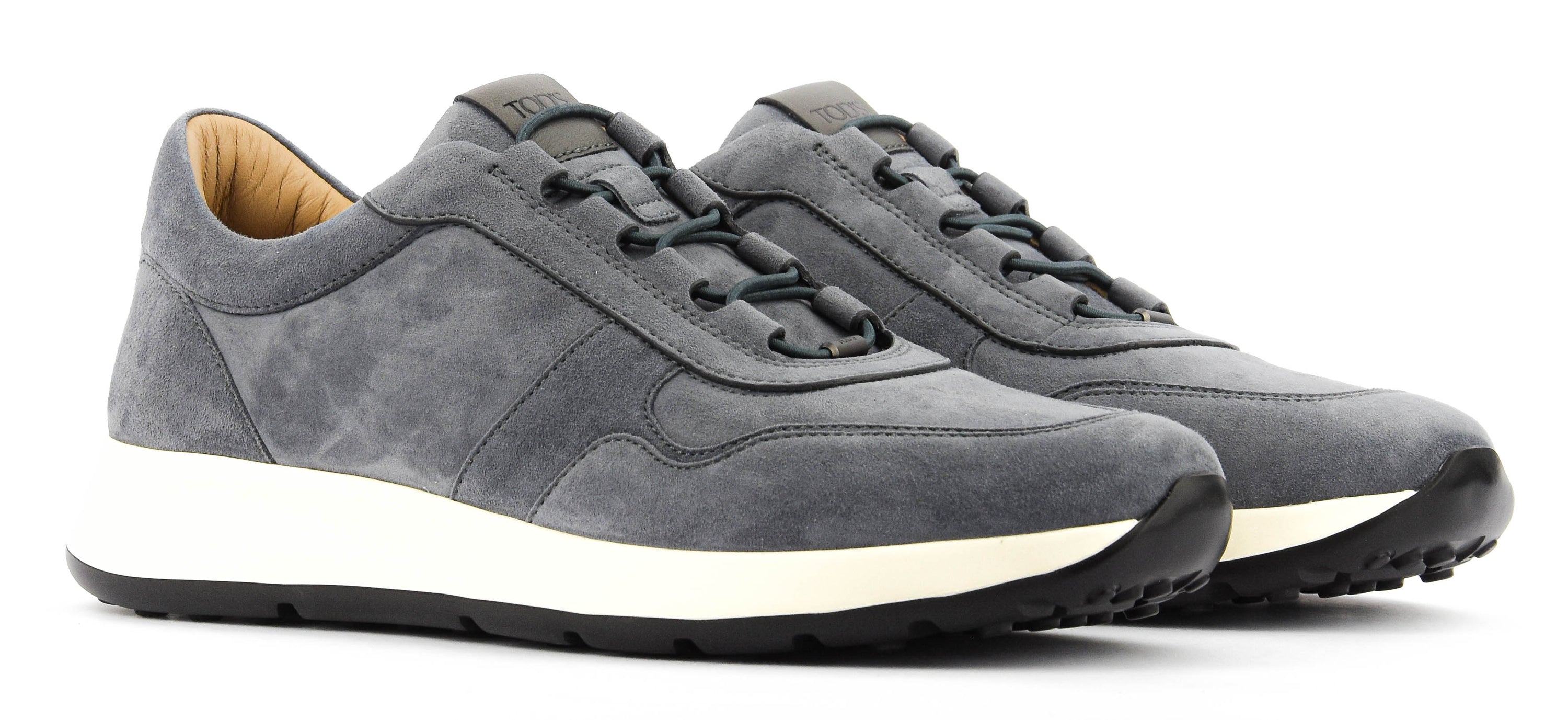 TODS RED DOT SNEAKER BLUE SUEDE