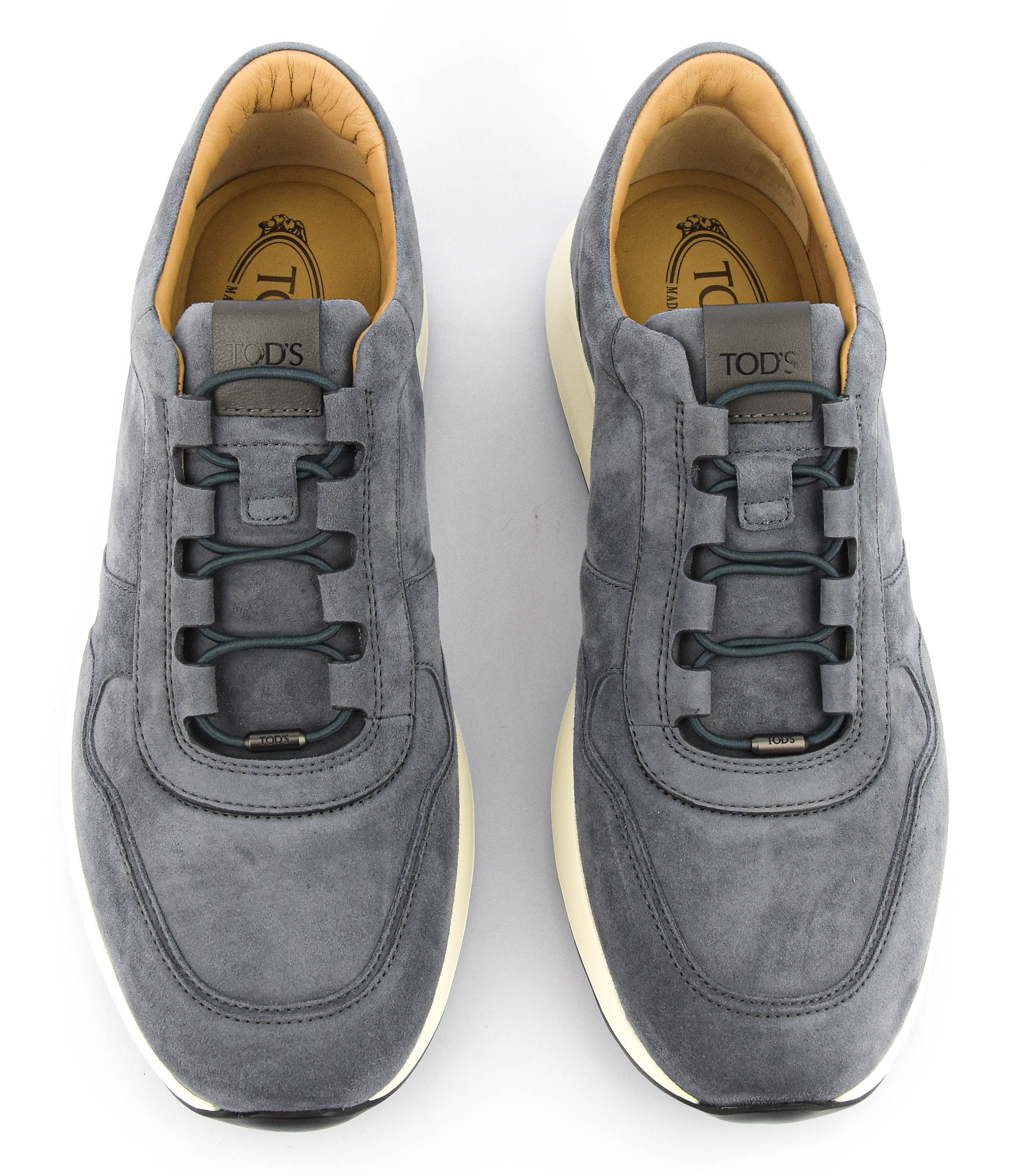 TODS RED DOT SNEAKER BLUE SUEDE