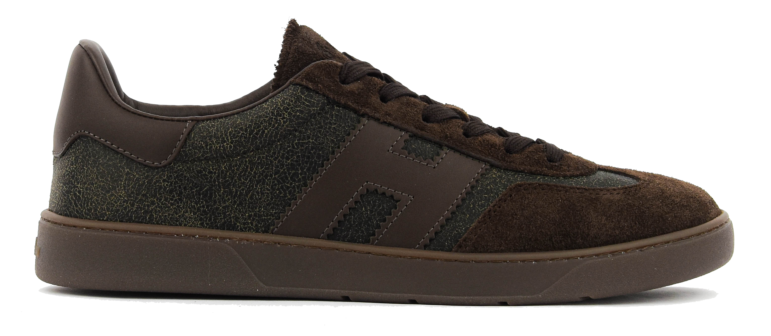 HOGAN COOL BROWN SUEDE/ leather