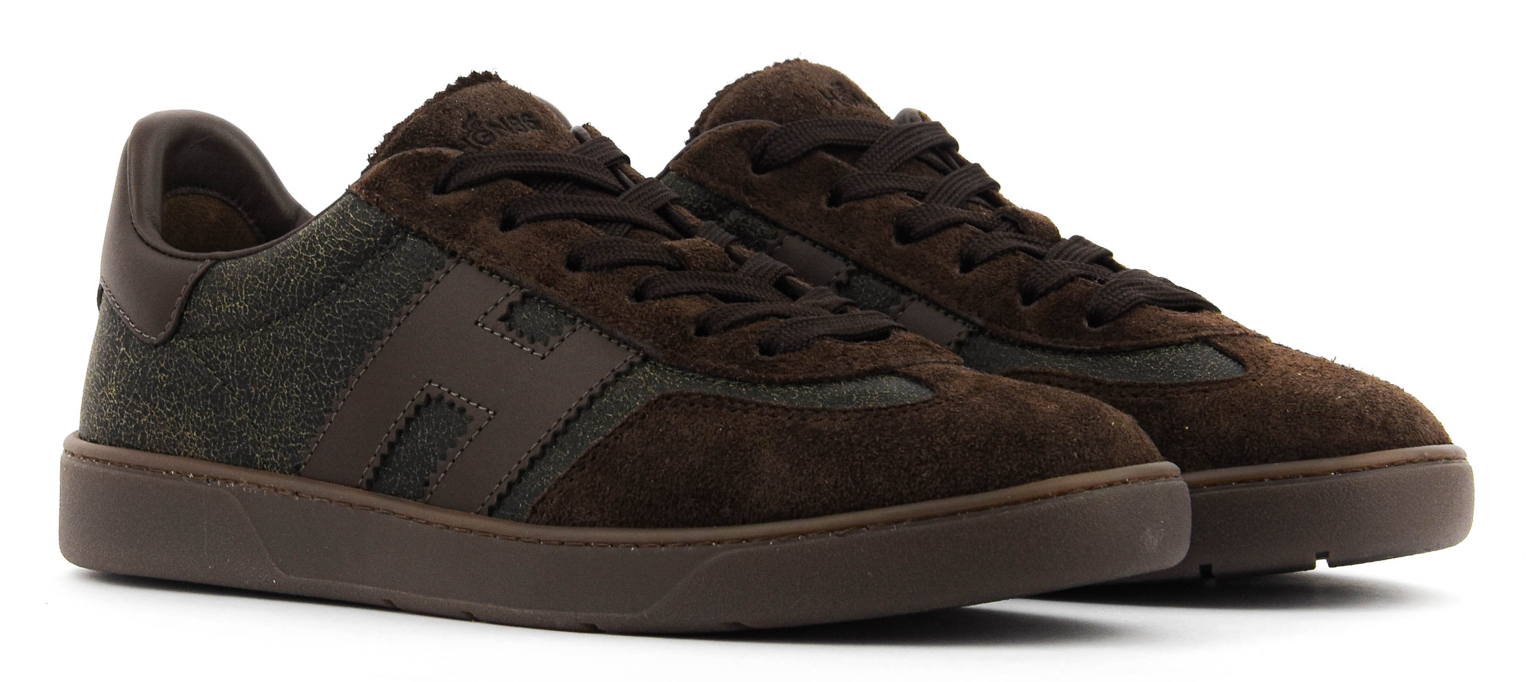 HOGAN COOL BROWN SUEDE/LEATHER