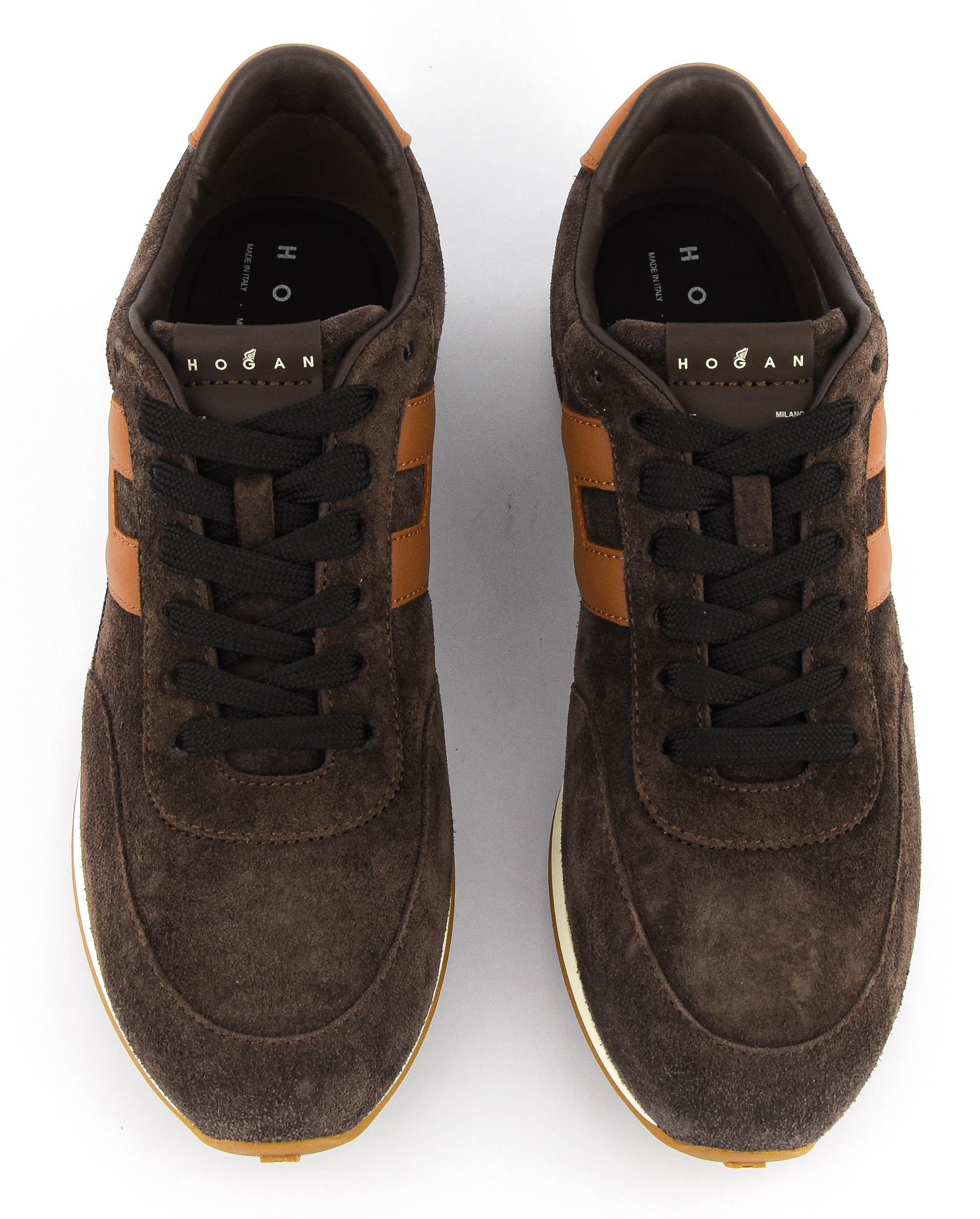HOGAN ATHLETIC SNEAKER BROWN SUEDE