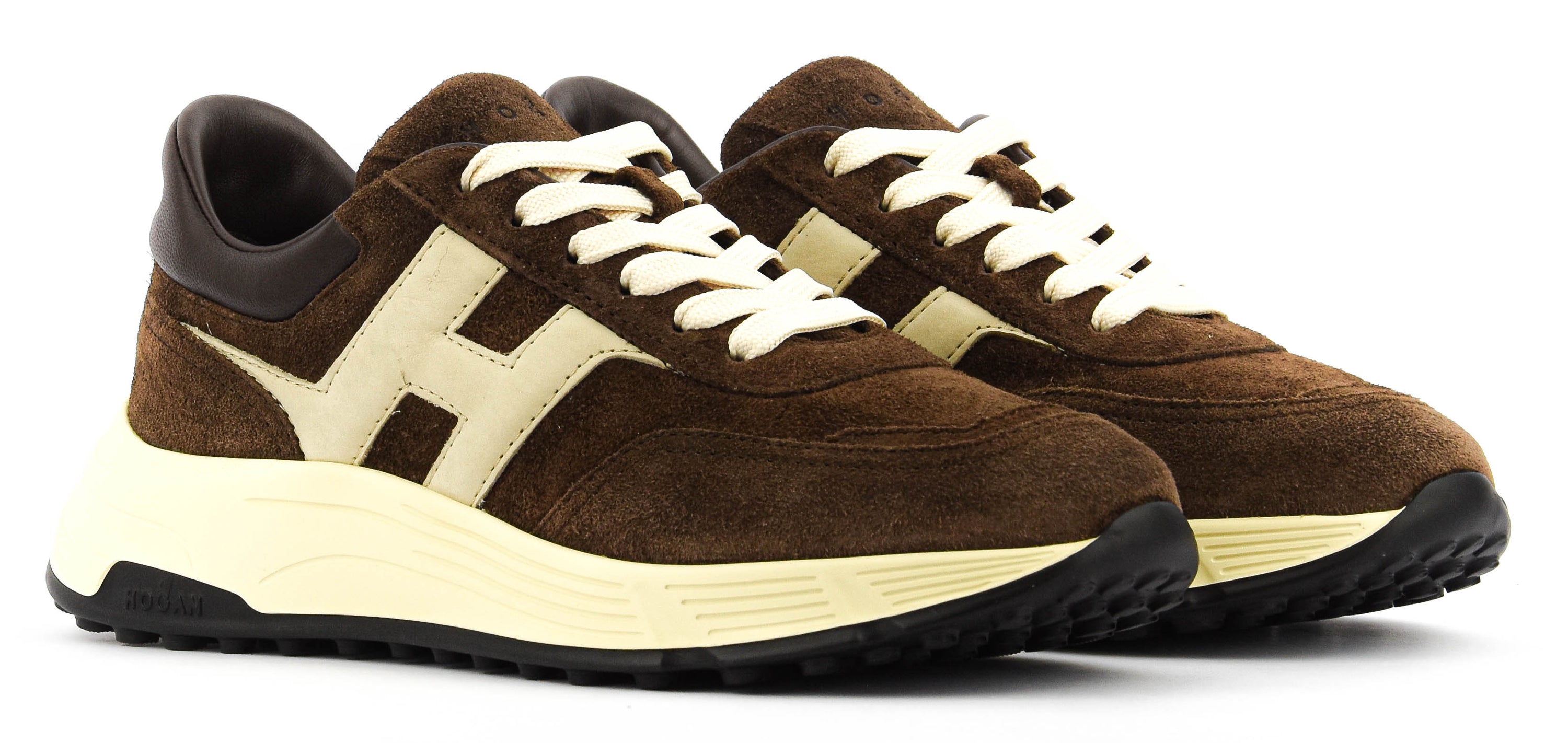 HOGAN HYPERLIGHT BROWN SUEDE
