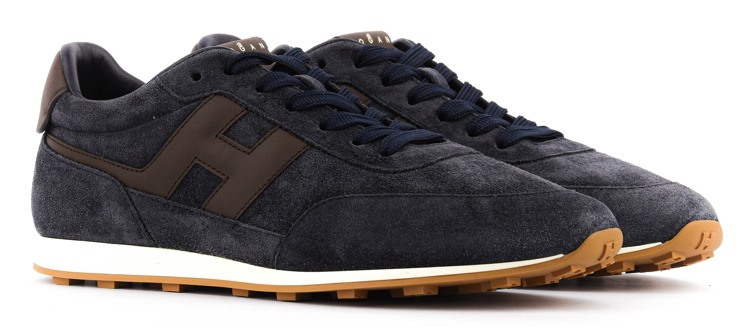 HOGAN ATHLETIC SNEAKER BLUE SUEDE