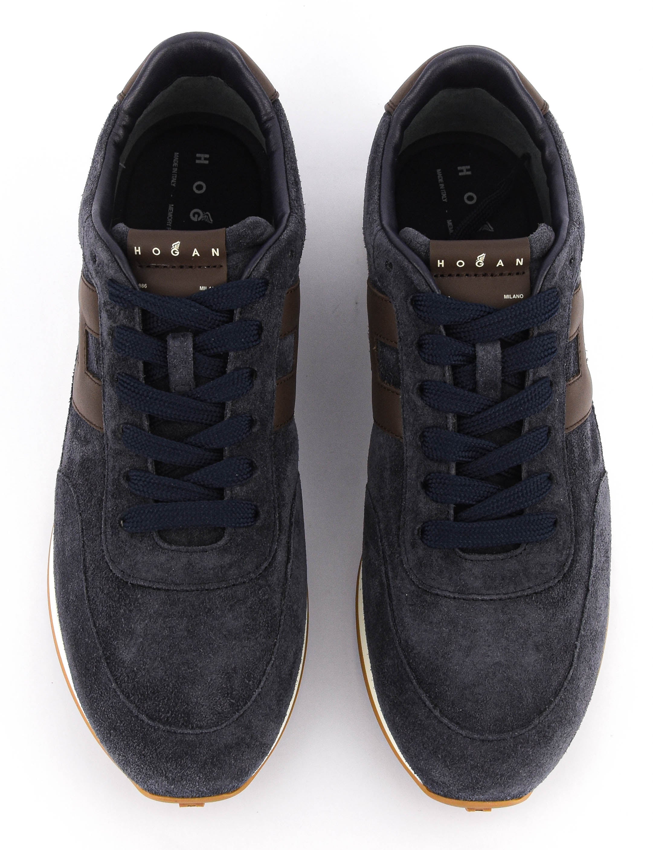 HOGAN ATHLETIC SNEAKER BLUE SUEDE