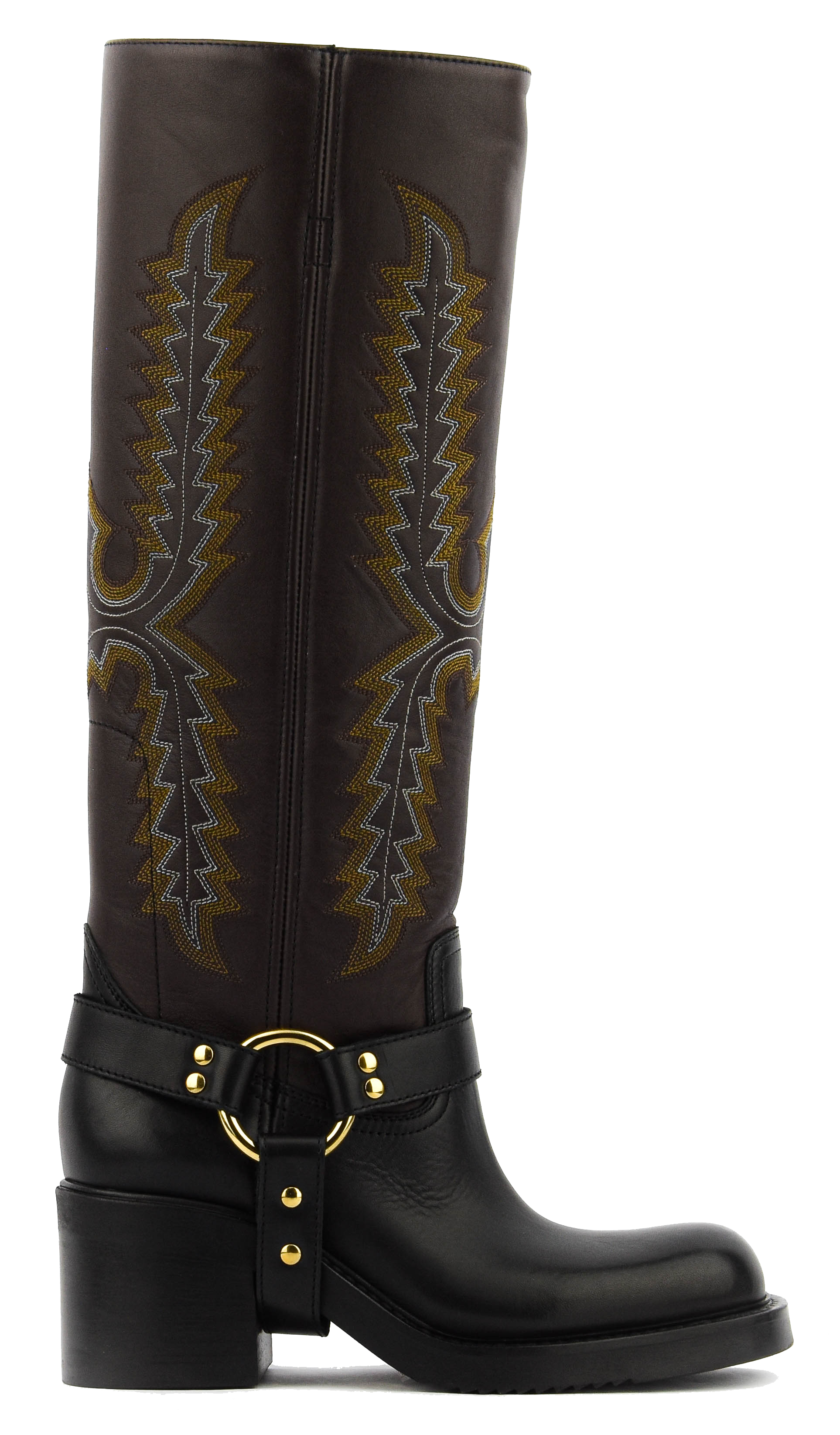 ELENA IACHI ICONIC BOOT BLACK brown