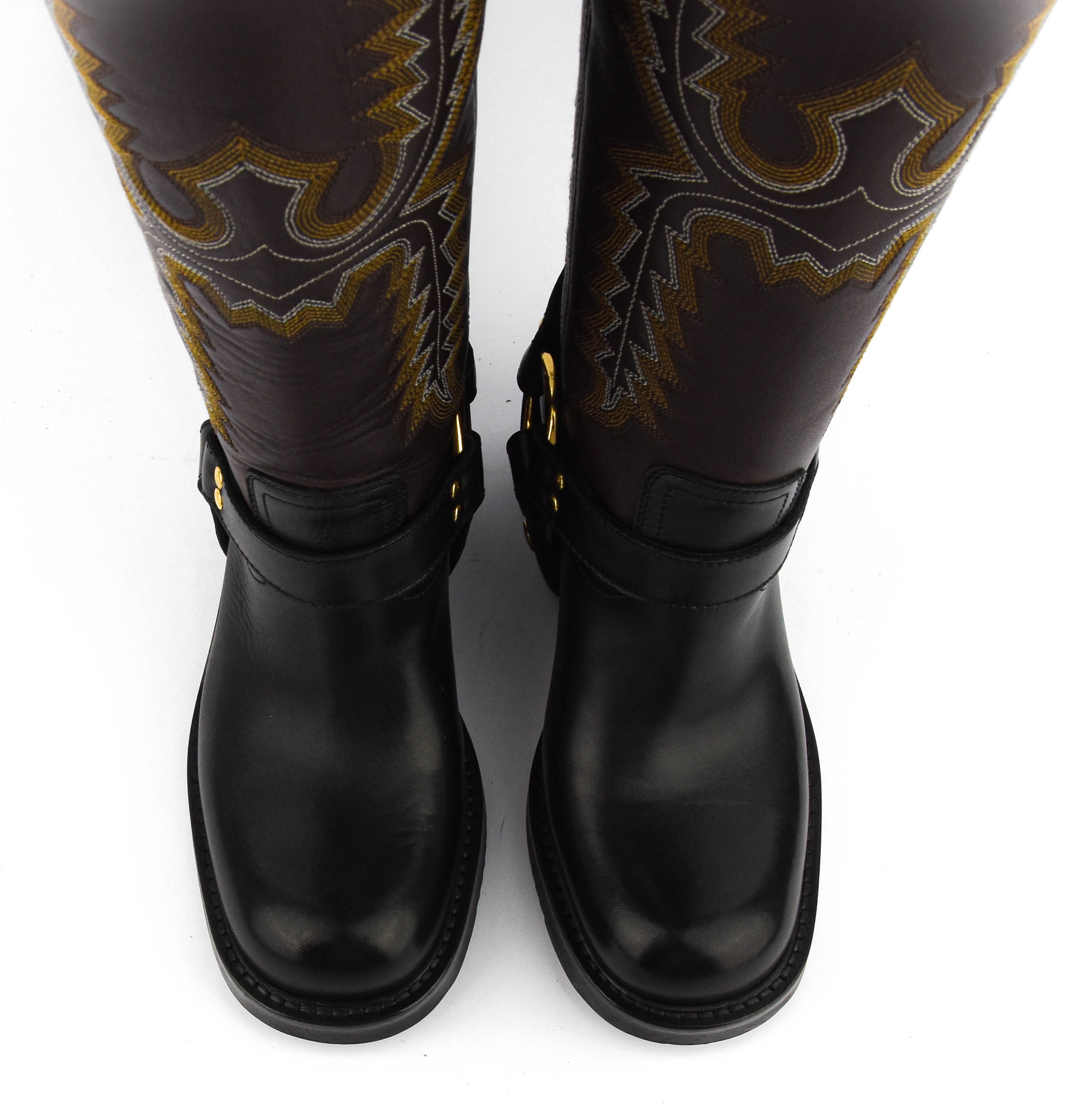 ELENA IACHI ICONIC BOOT BLACK BROWN