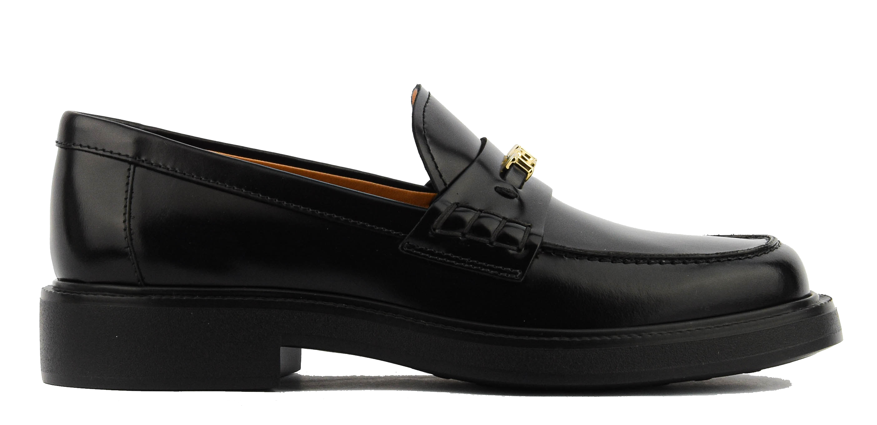TODS LOAFER BLACK HIGH SHINE