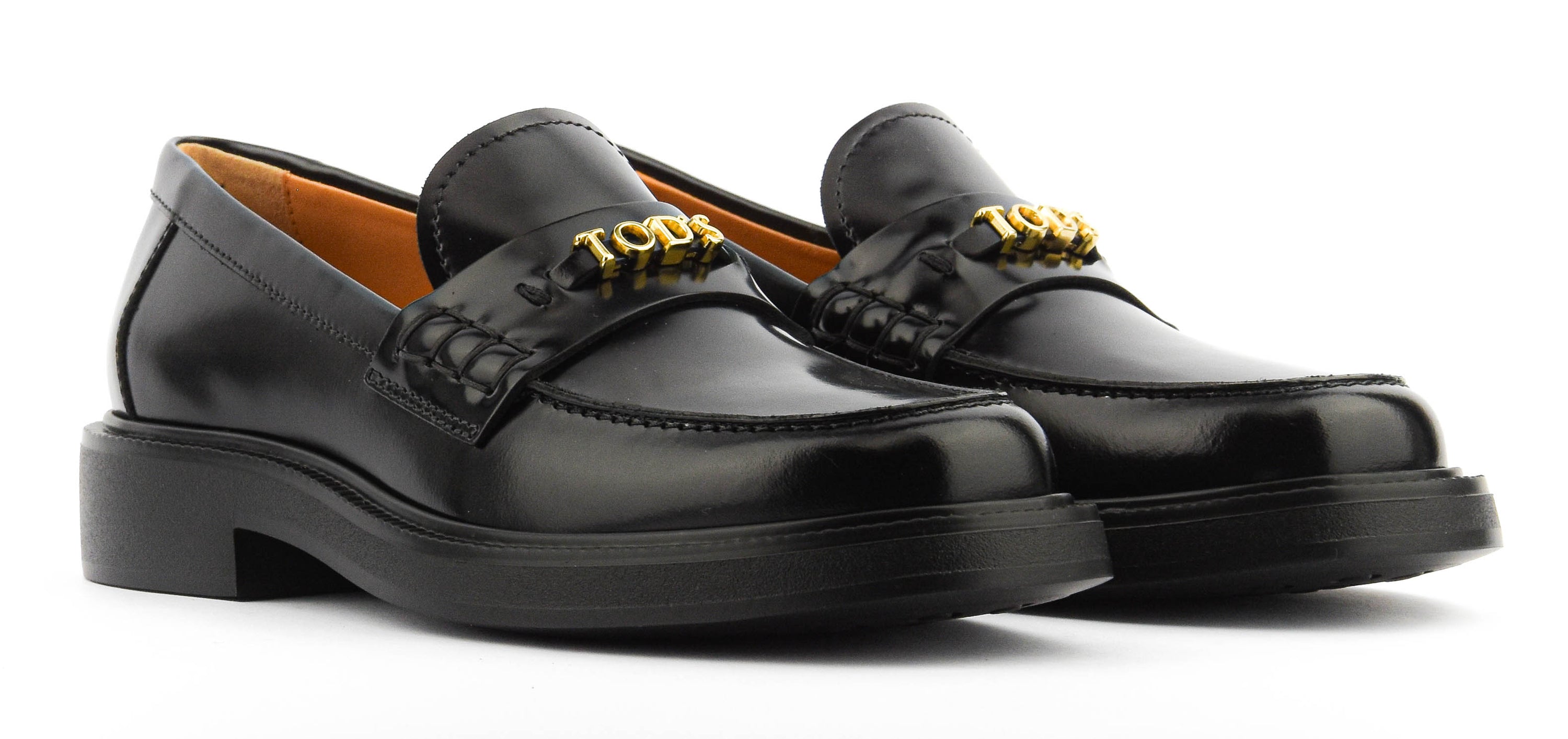 TODS LOAFER BLACK HIGH SHINE