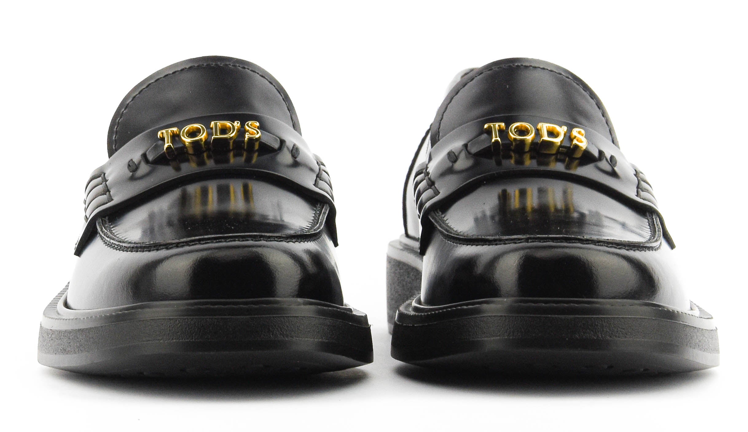TODS LOAFER BLACK HIGH SHINE