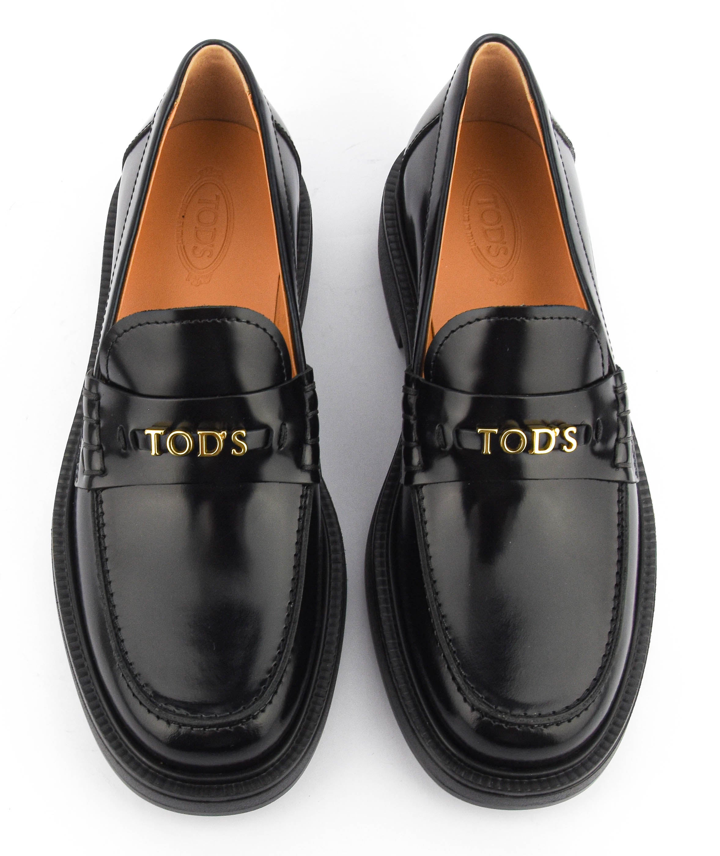 TODS LOAFER BLACK HIGH SHINE