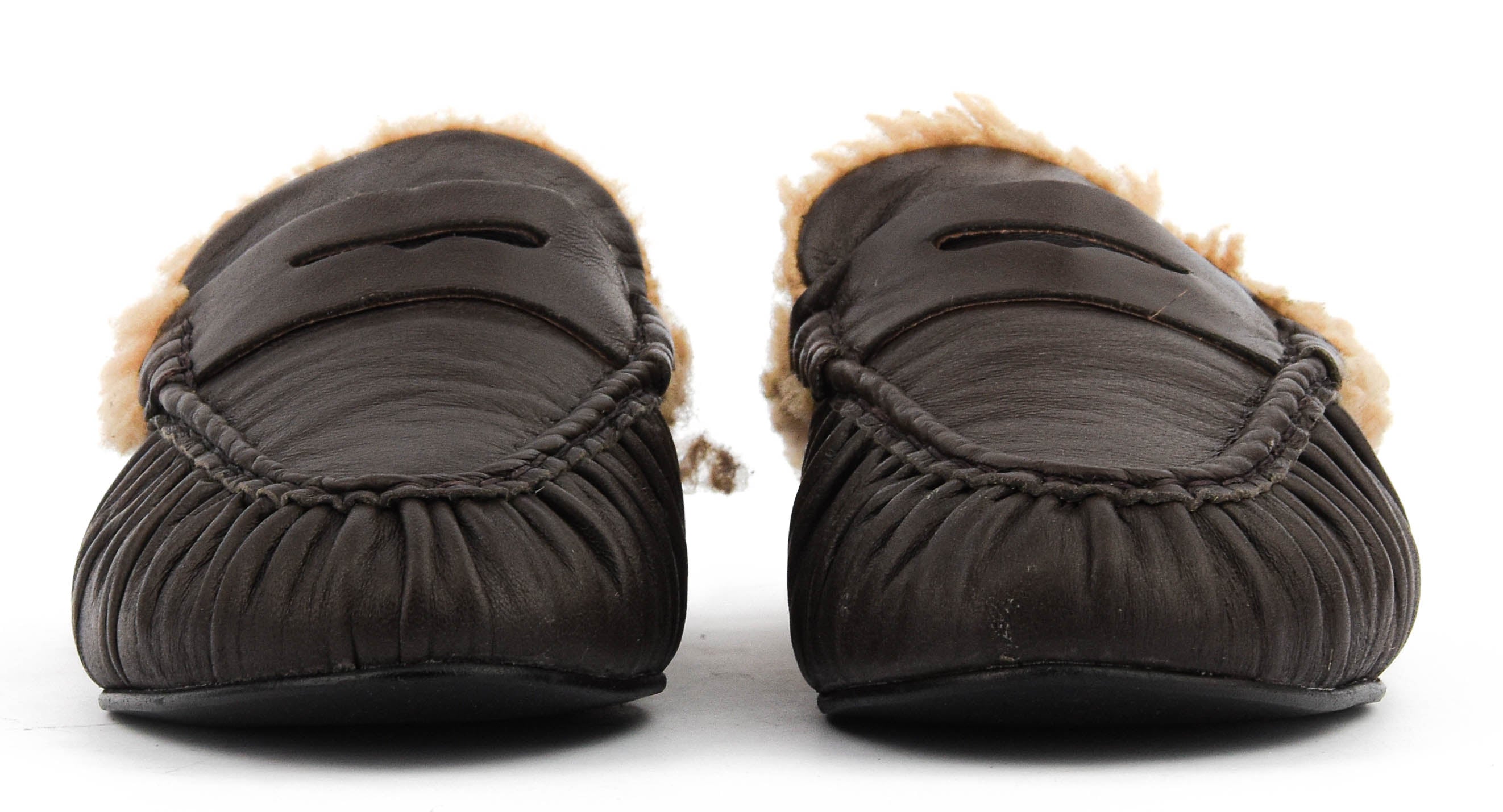 TORAL PIPER LOAFER MULE PIPER DARK BROWN