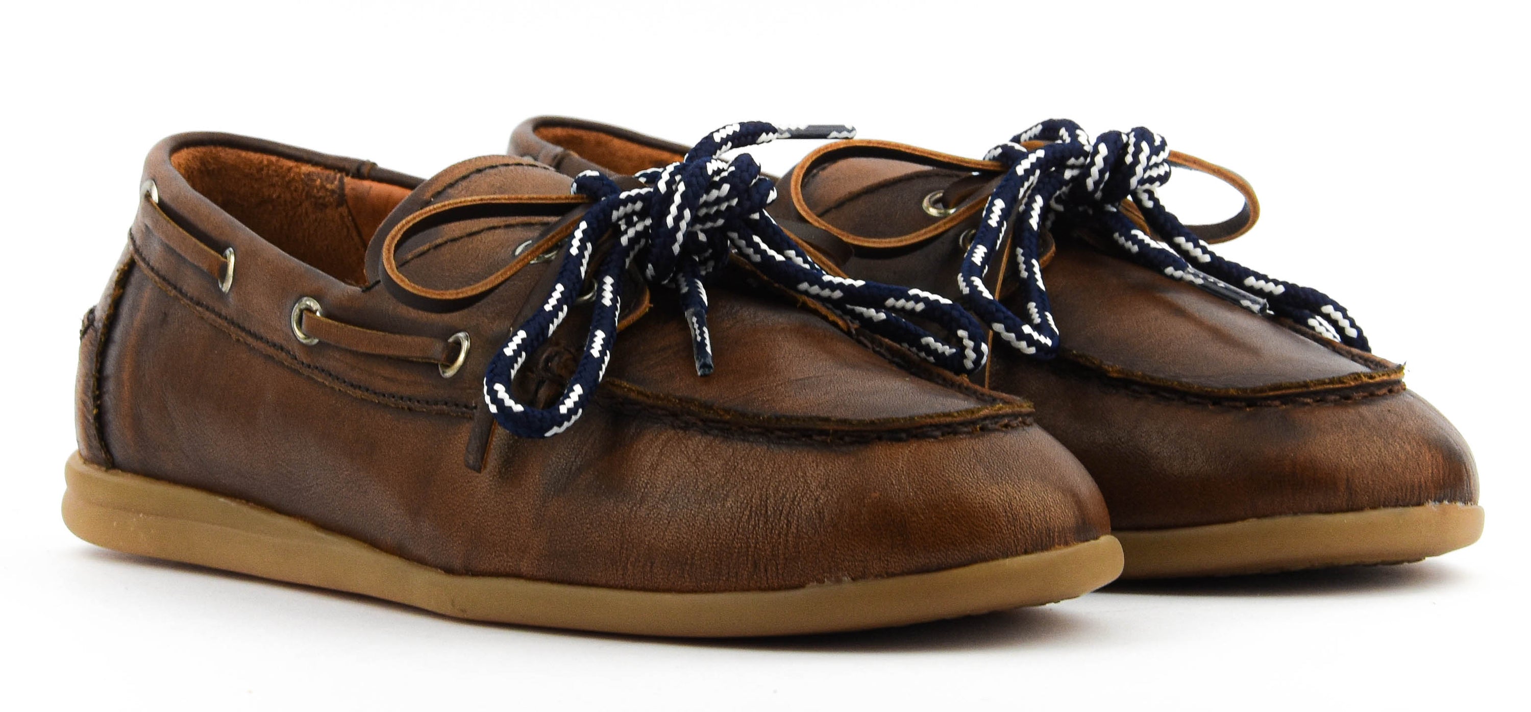TORAL HOMBRE BOAT LOAFER COGNAC LEATHER