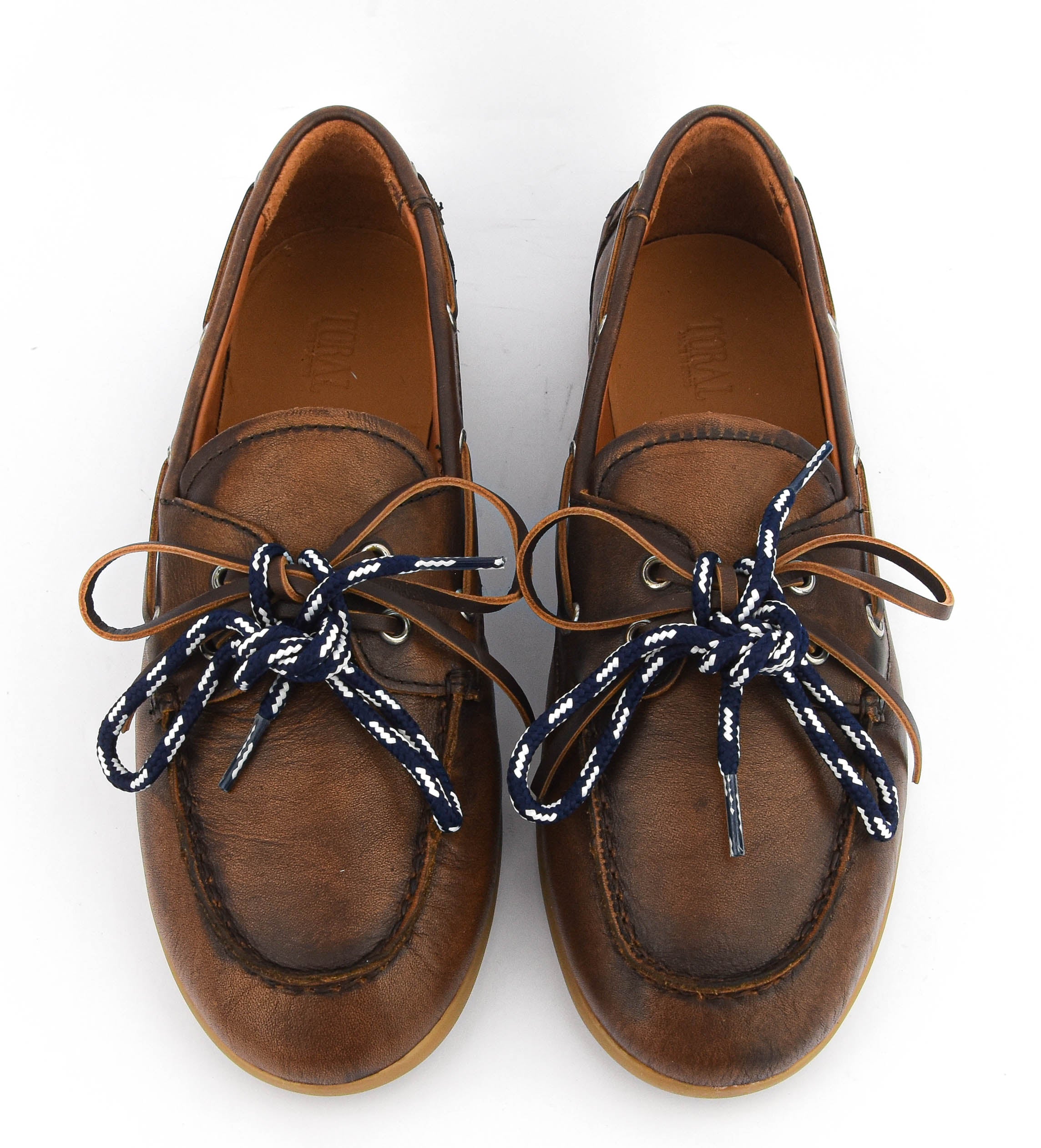 TORAL HOMBRE BOAT LOAFER COGNAC LEATHER