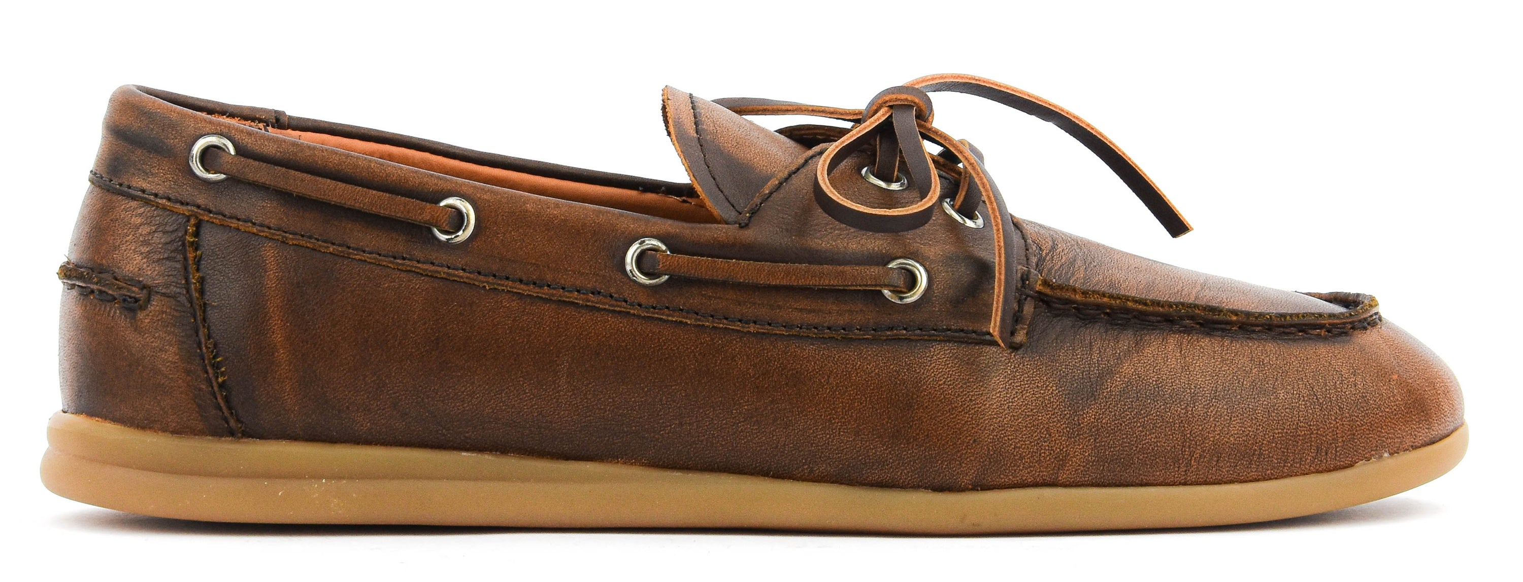TORAL HOMBRE BOAT LOAFER COGNAC LEATHER