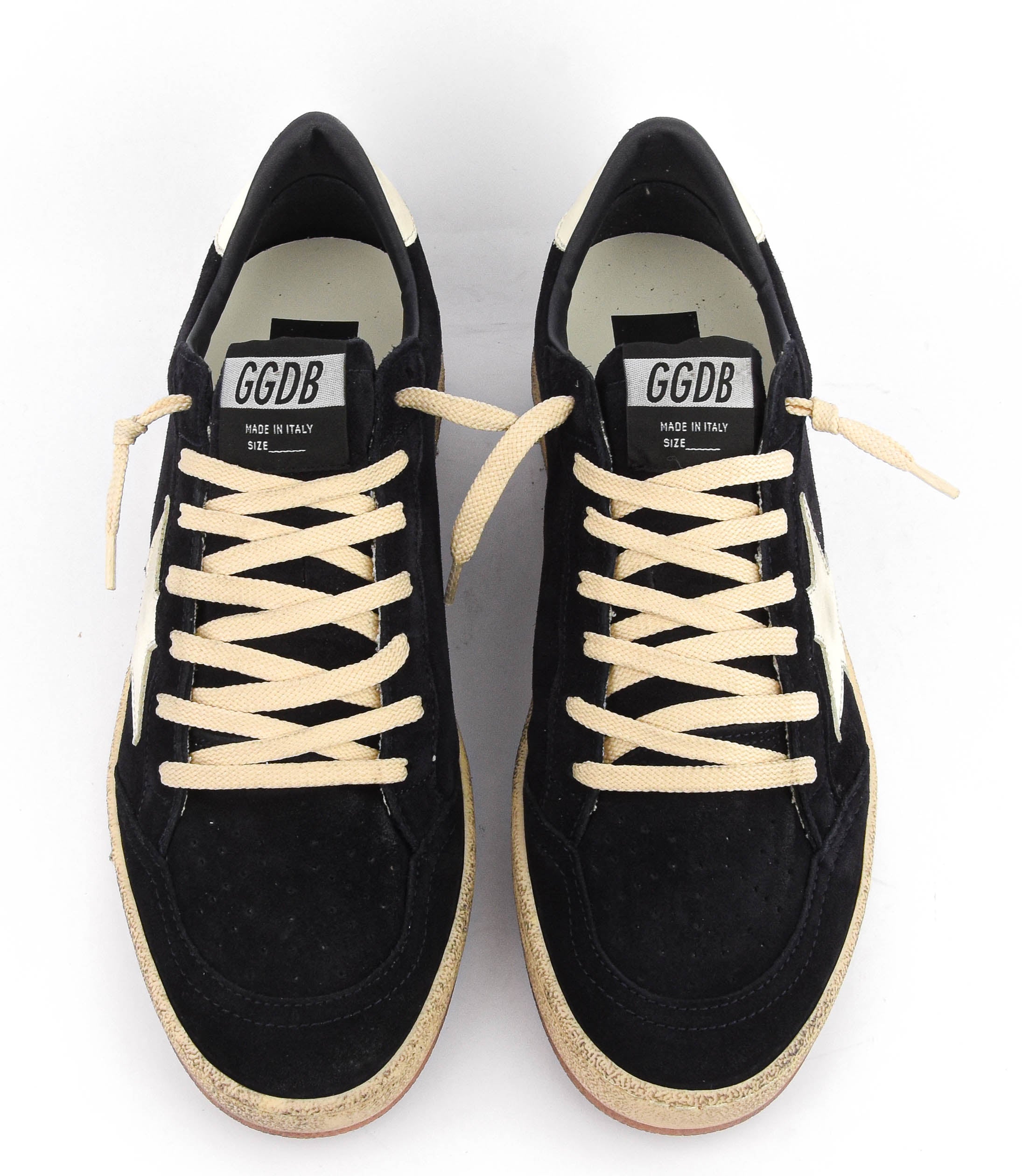 GOLDEN GOOSE BALLSTAR DARK BLUE WHITE