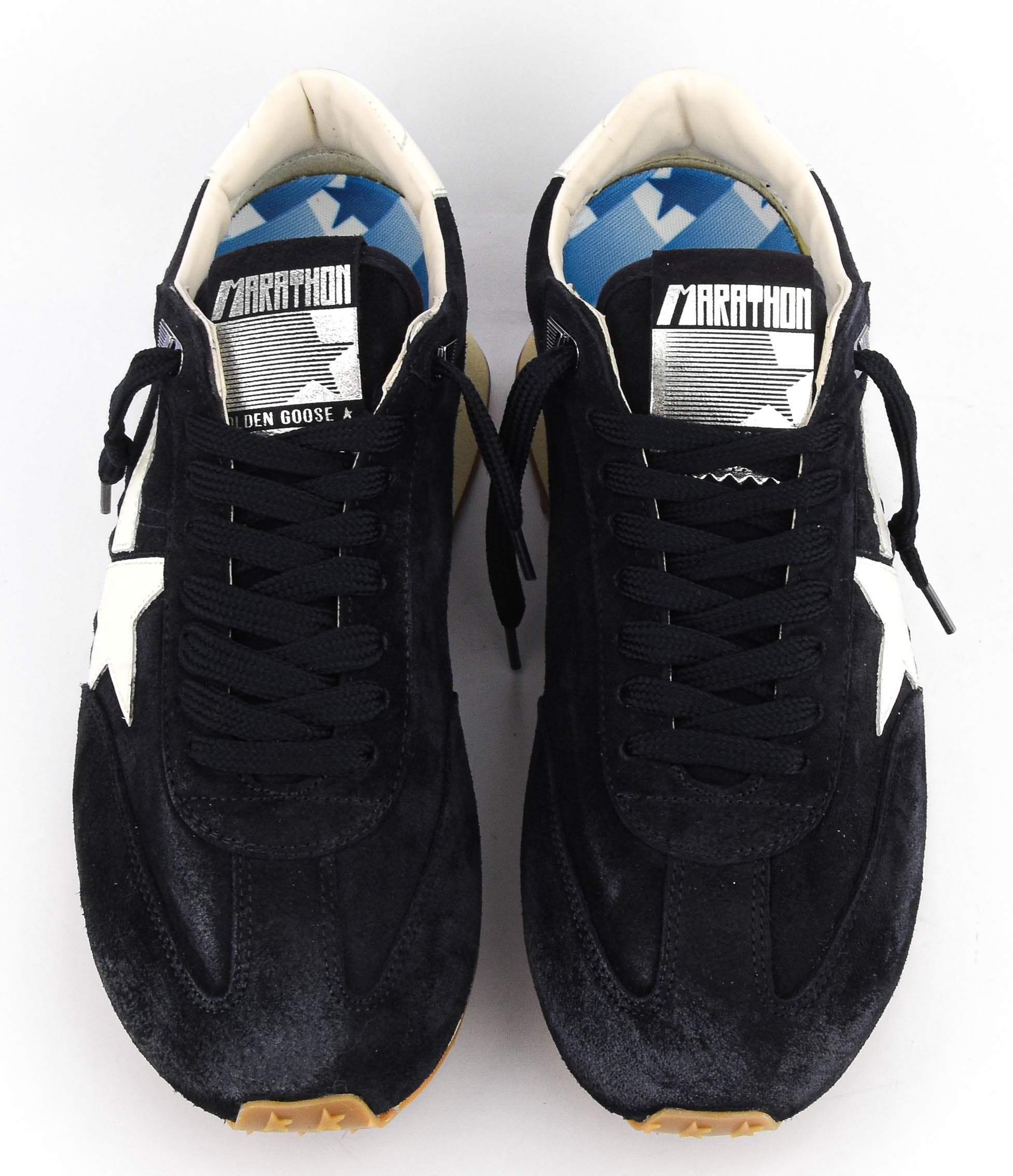 GOLDEN GOOSE RUNNING MARATHON BLUE WHITE