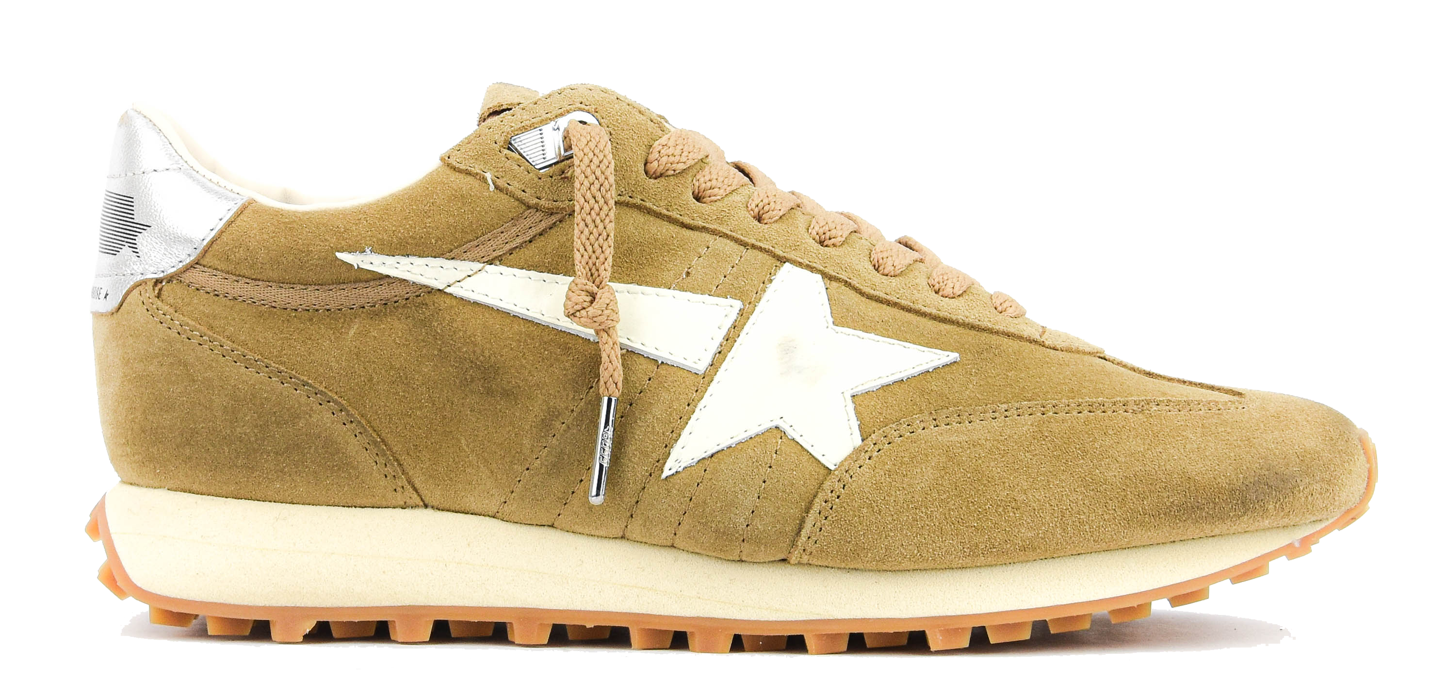 golden goose tobacco Running Dad Tobacco/bronze/white 38 $575 Nib GWF00464 Men's Super-Star in tobacco suede
