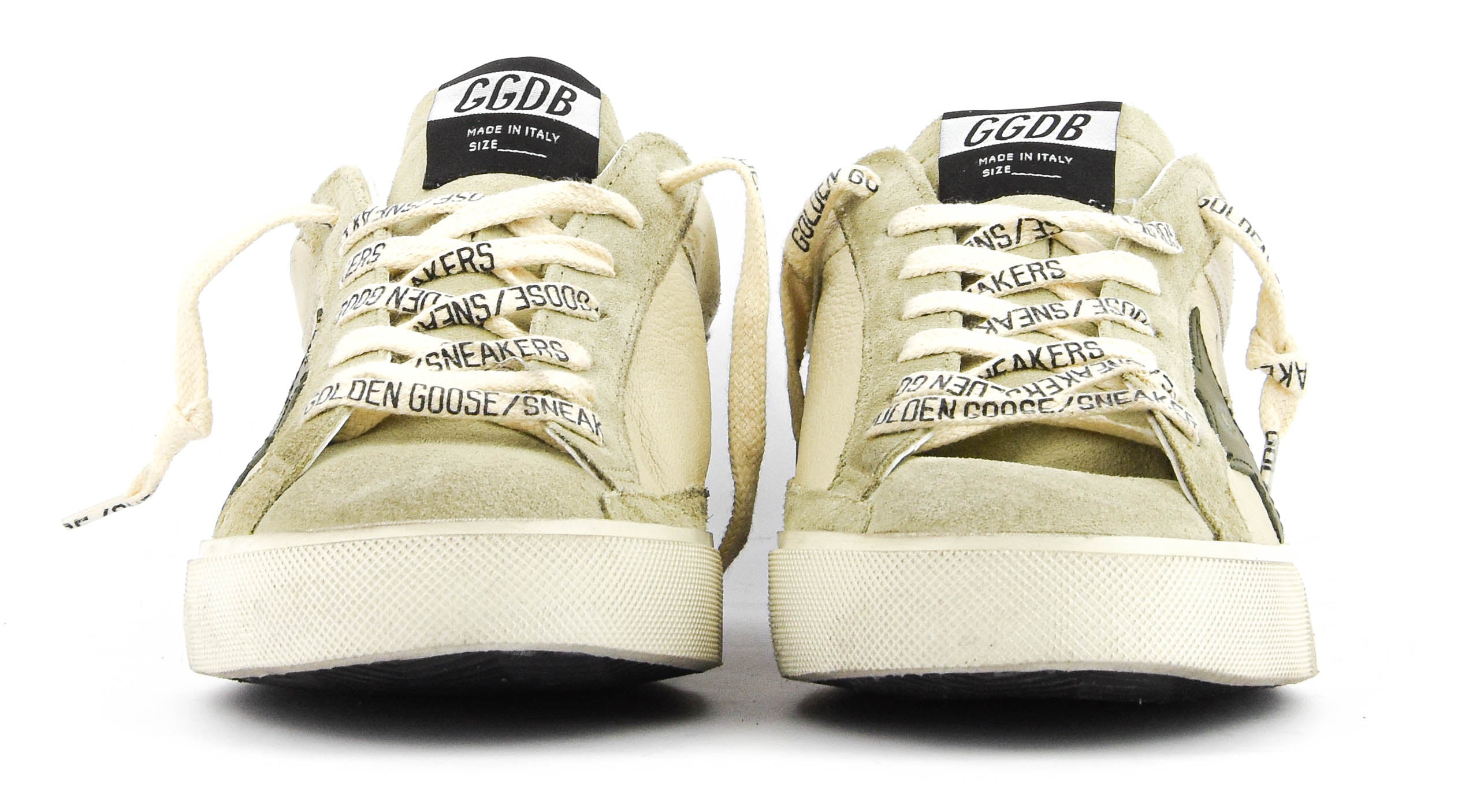 GOLDEN GOOSE SUPERSTAR CREAM OLIVE