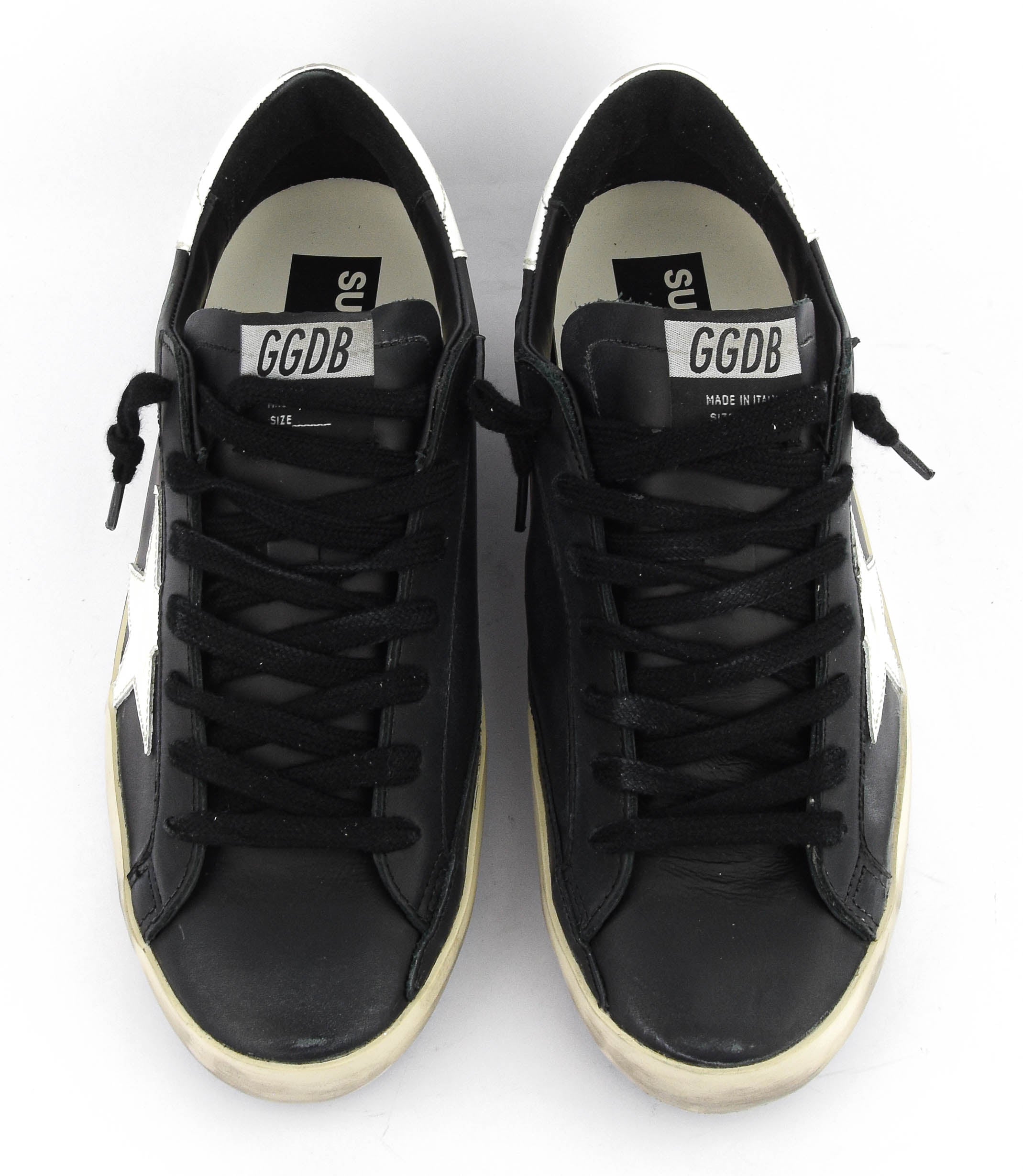 GOLDEN GOOSE SUPERSTAR BLACK WHITE