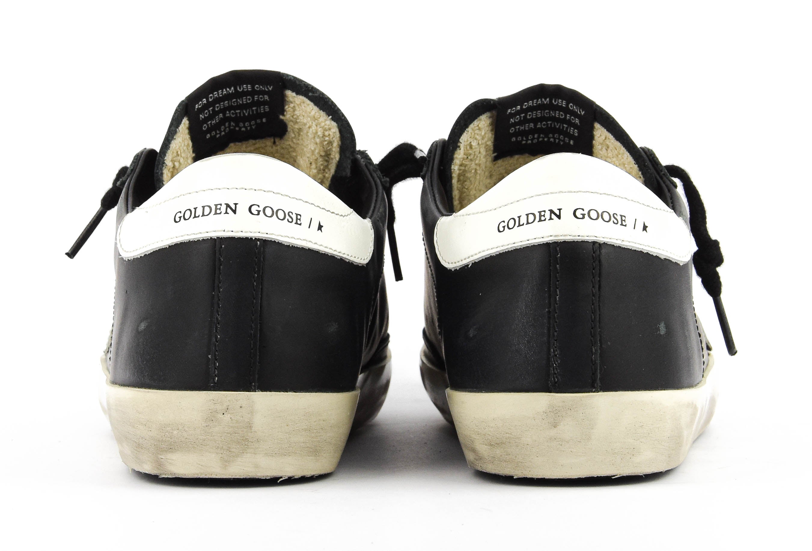 GOLDEN GOOSE SUPERSTAR BLACK WHITE