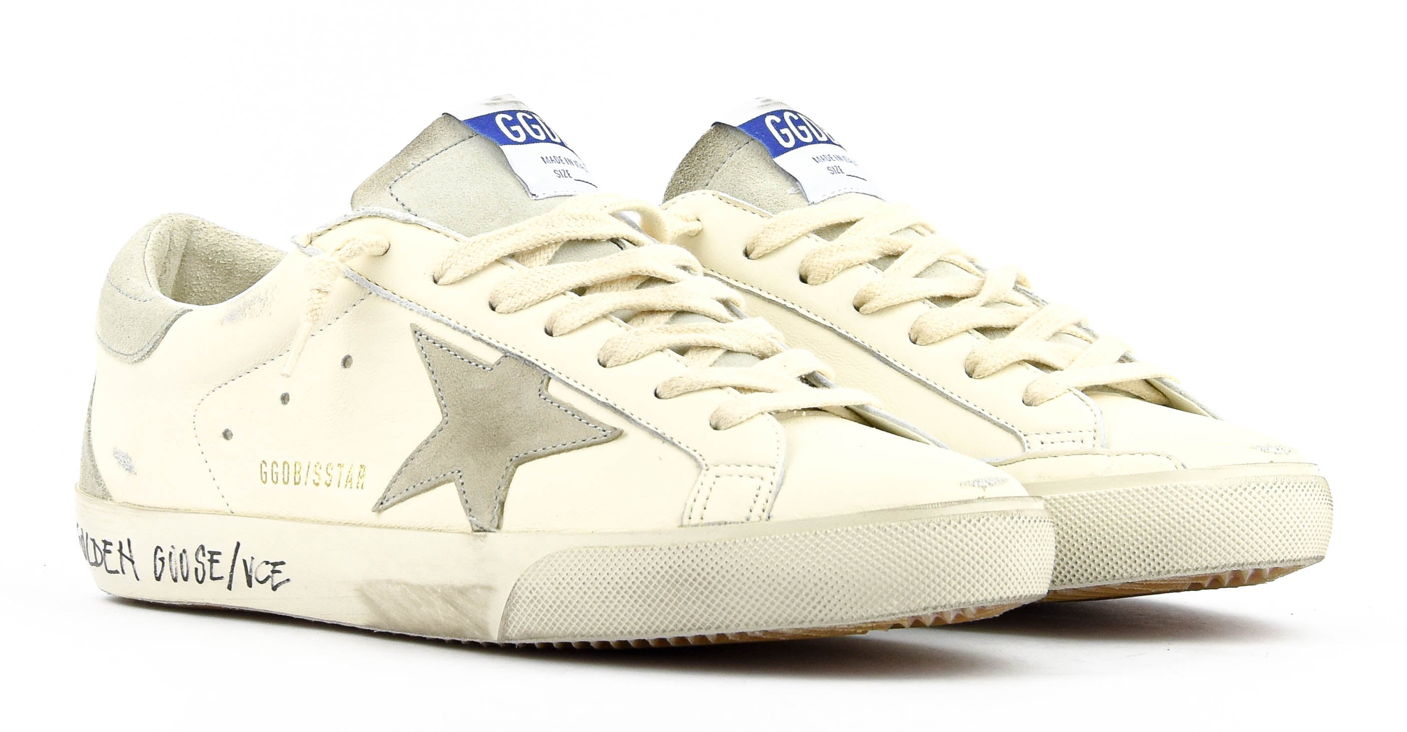GOLDEN GOOSE SUPERSTAR WHITE GREY