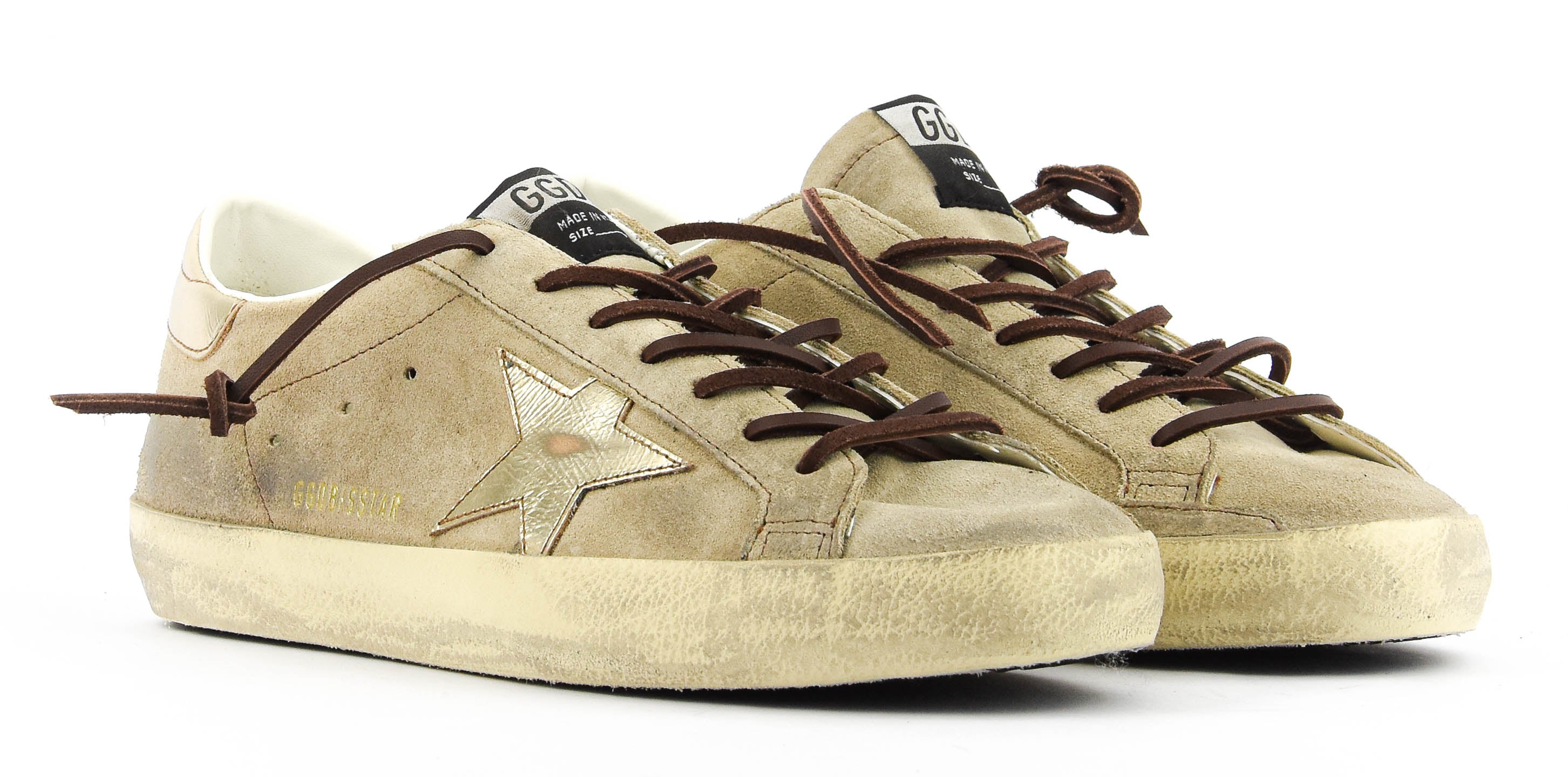 GOLDEN GOOSE SUPERSTAR BEIGE PLATINUM