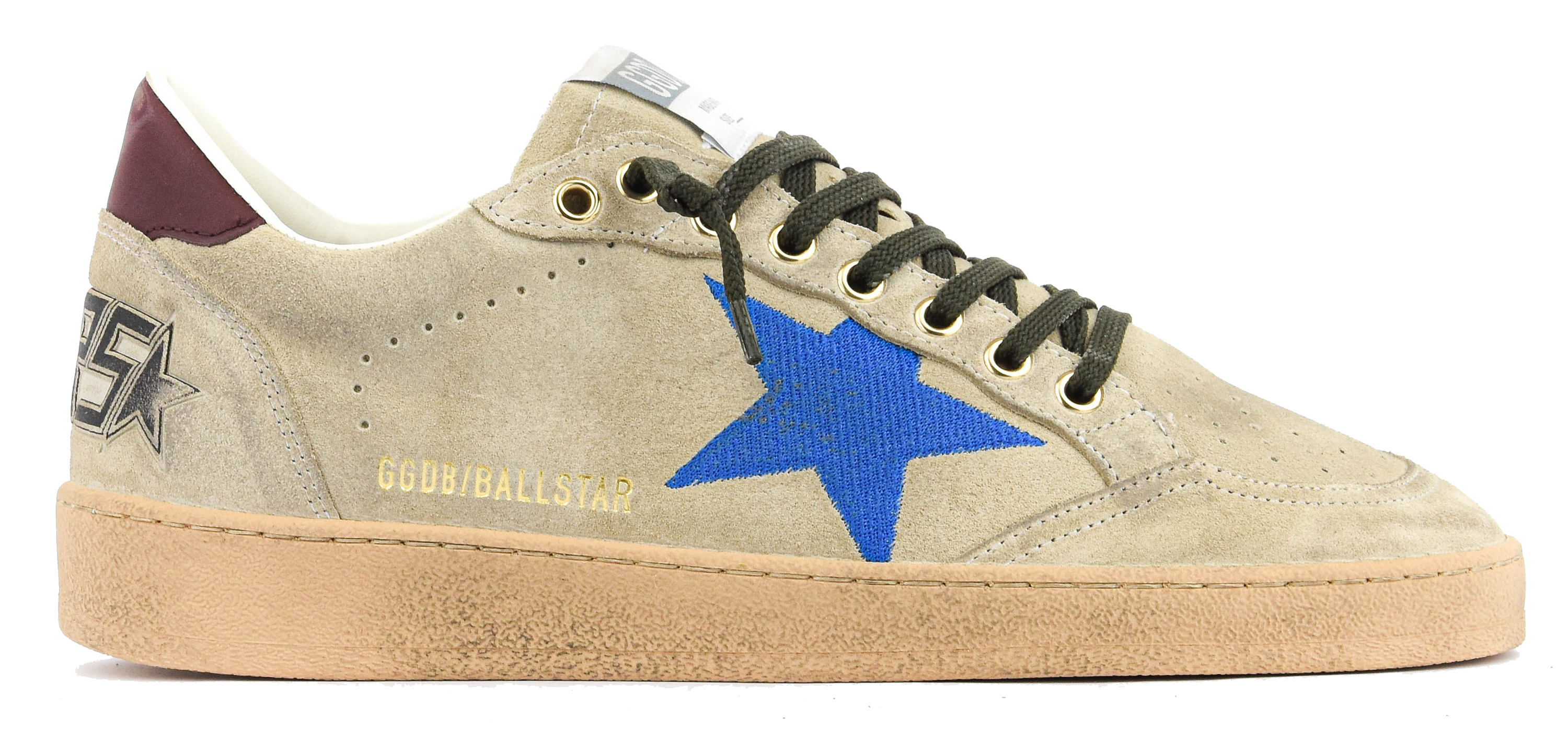 GOLDEN GOOSE BALLSTAR DARK BEIGE BLUETTE