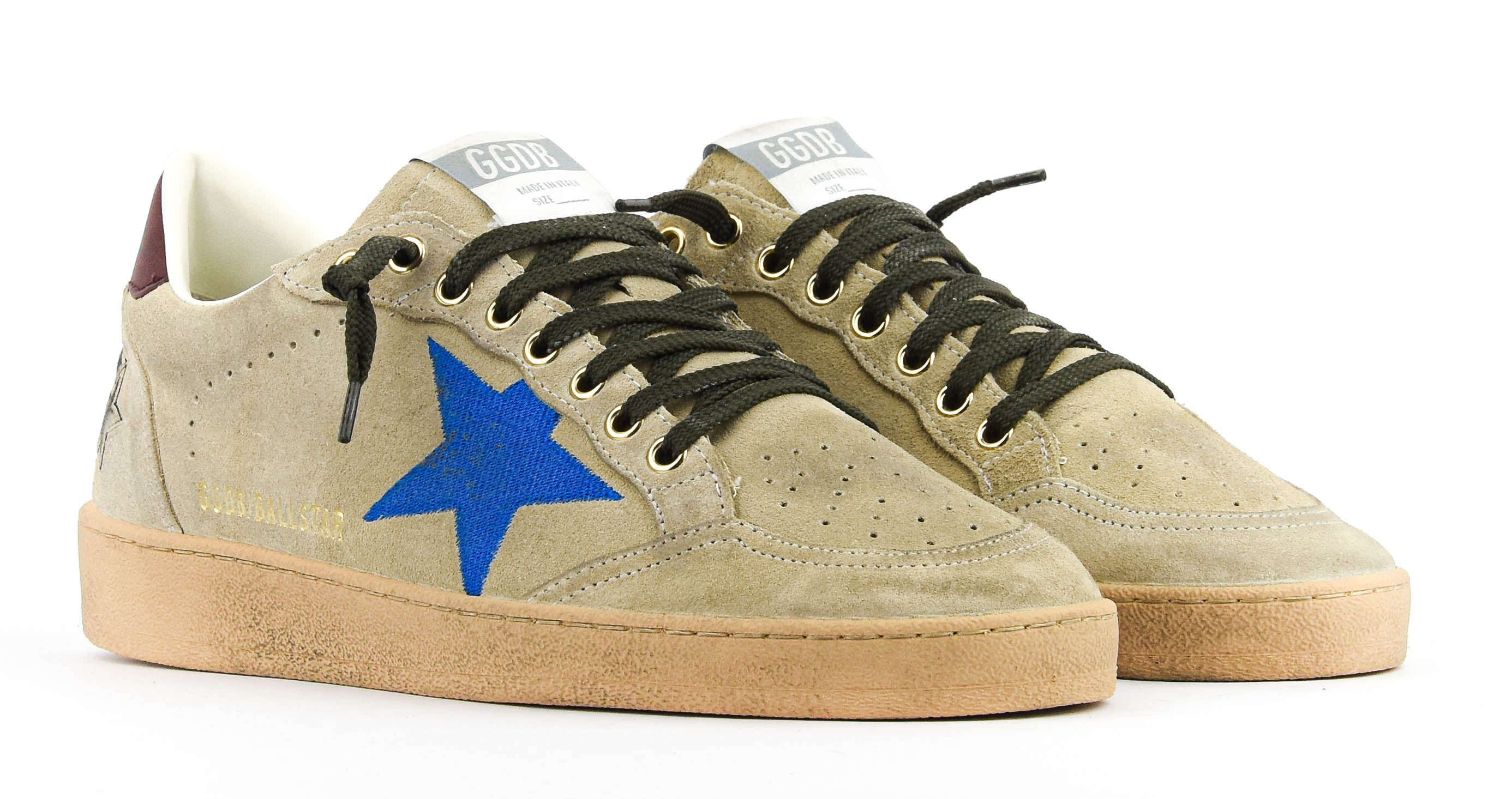 GOLDEN GOOSE BALLSTAR DARK BEIGE BLUETTE