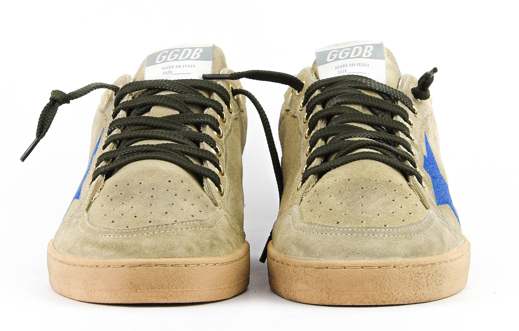 GOLDEN GOOSE BALLSTAR DARK BEIGE BLUETTE