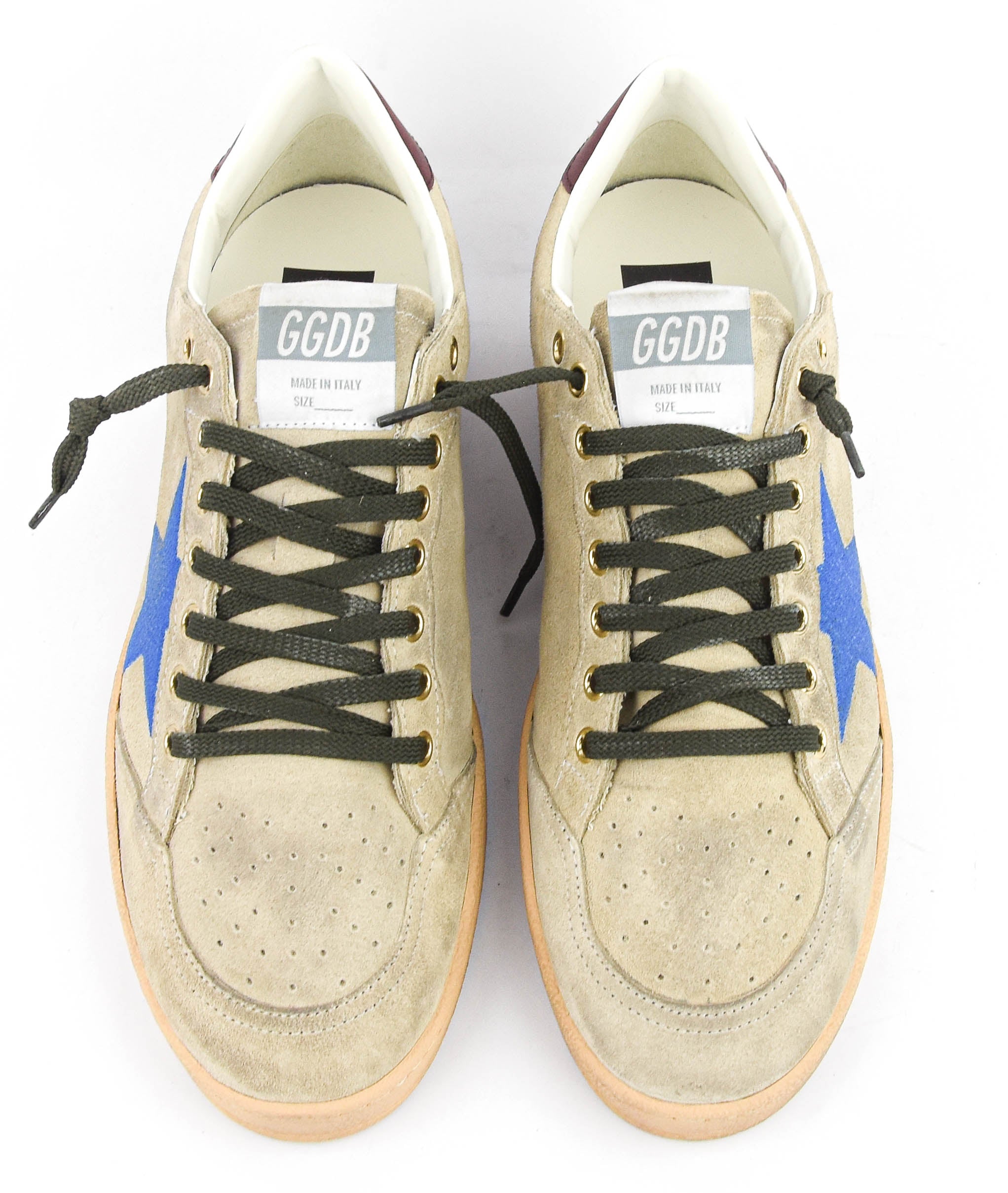 GOLDEN GOOSE BALLSTAR DARK BEIGE BLUETTE
