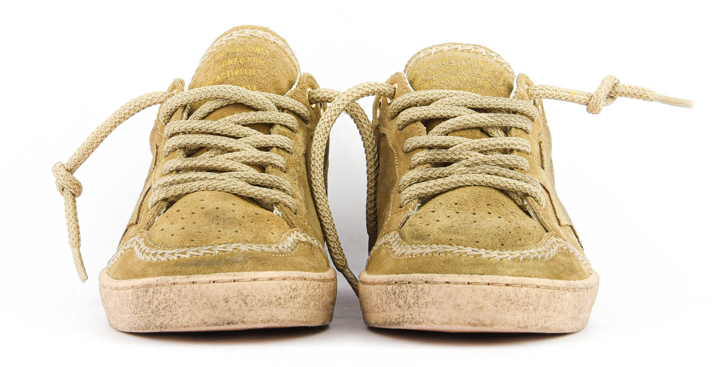 GOLDEN GOOSE BALLSTAR TOBACCO SUEDE