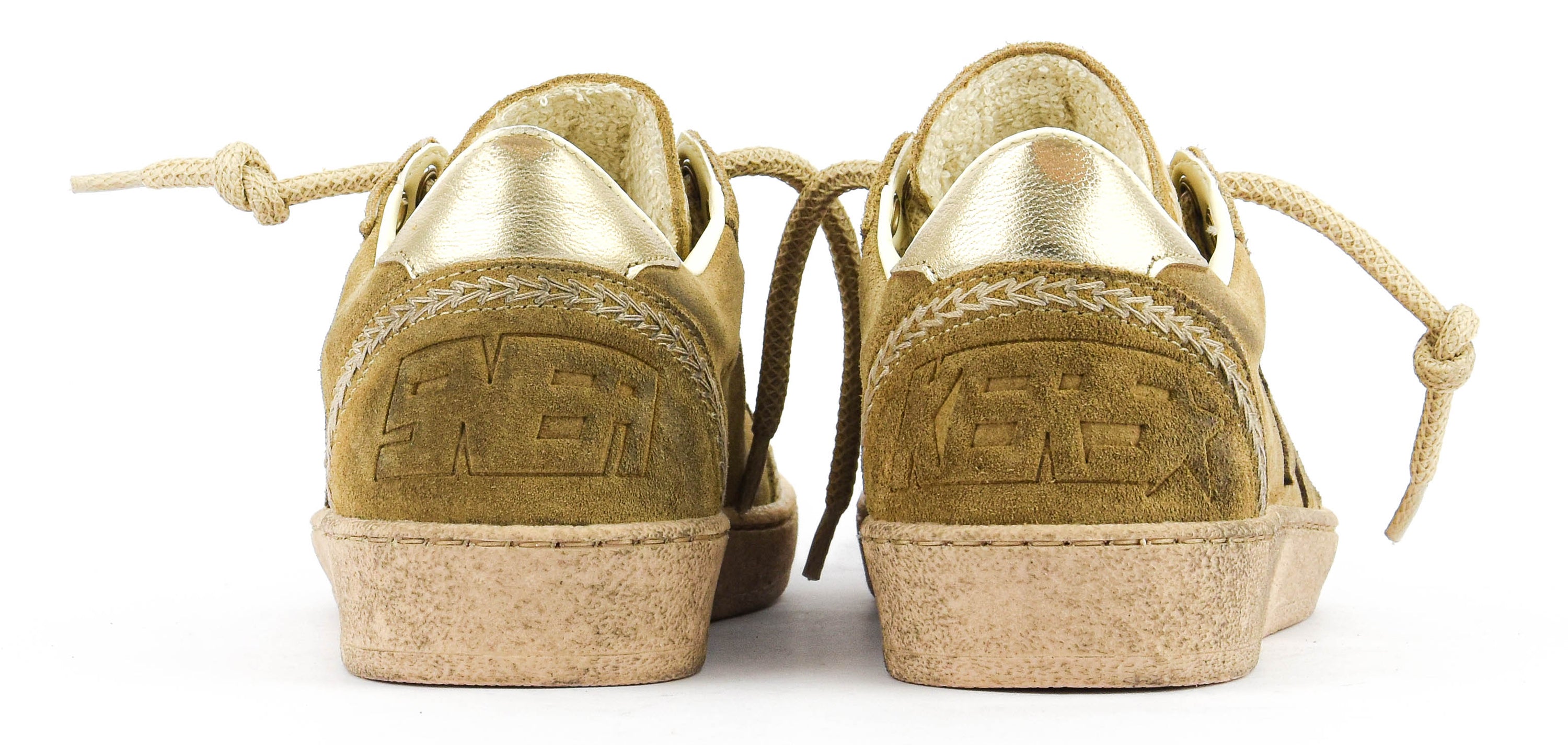 GOLDEN GOOSE BALLSTAR TOBACCO SUEDE
