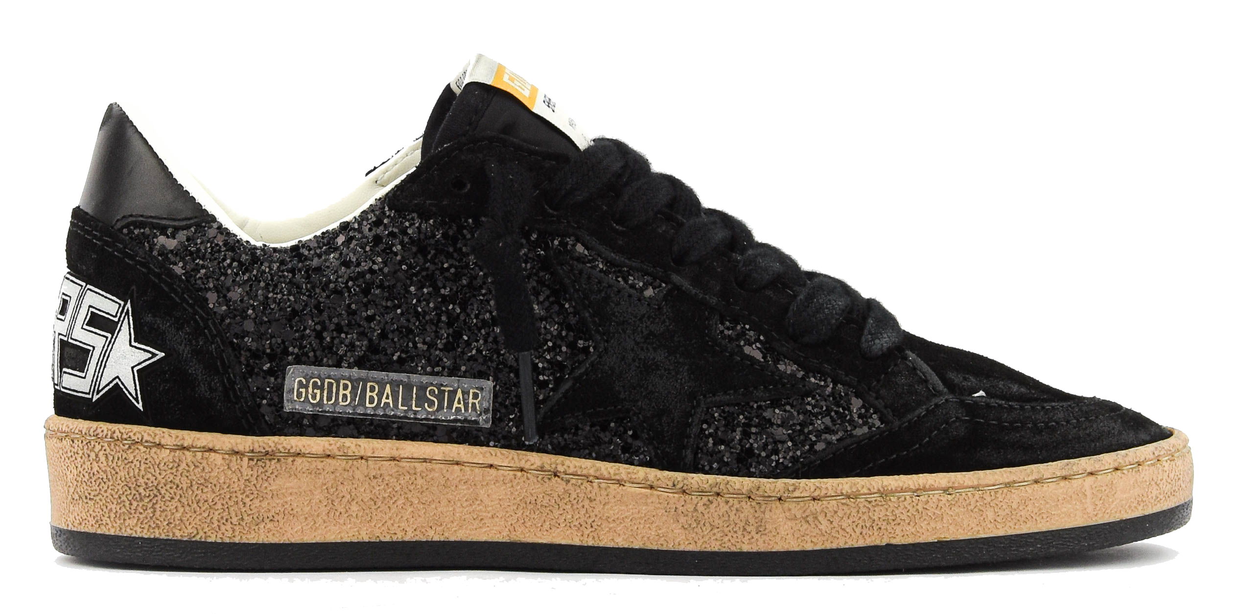 GOLDEN GOOSE BALLSTAR BLACK SUEDE