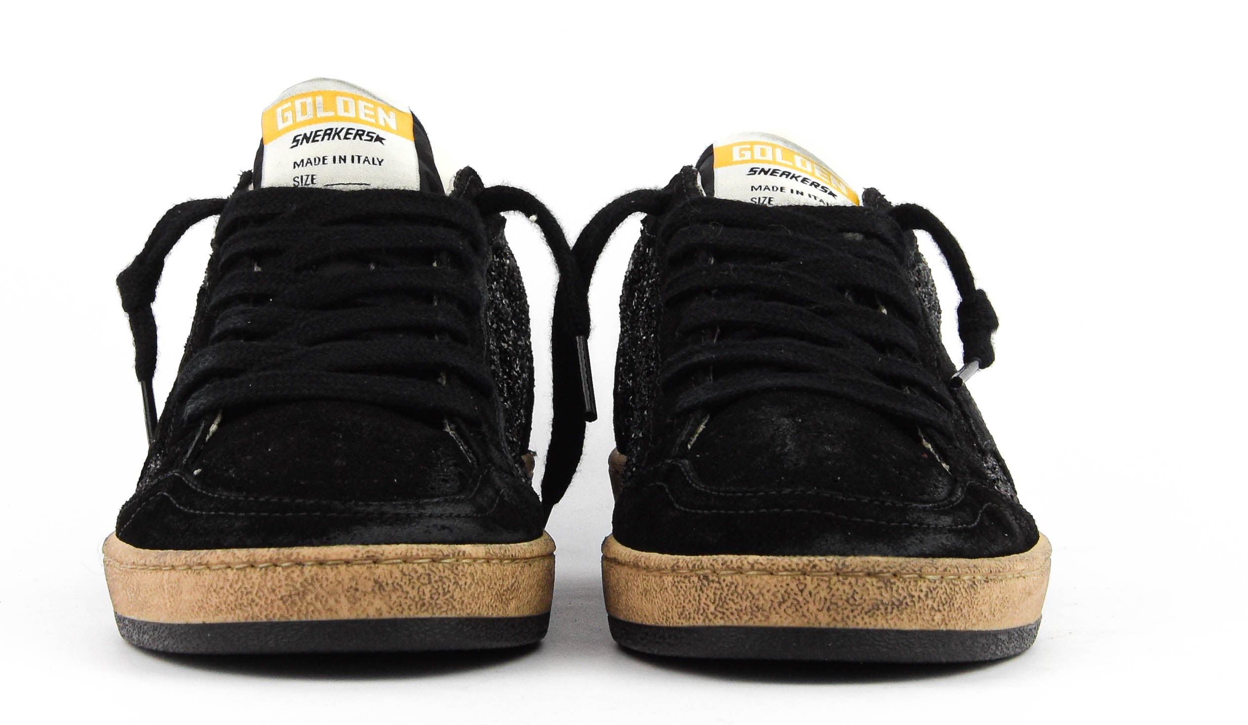 GOLDEN GOOSE BALLSTAR BLACK SUEDE